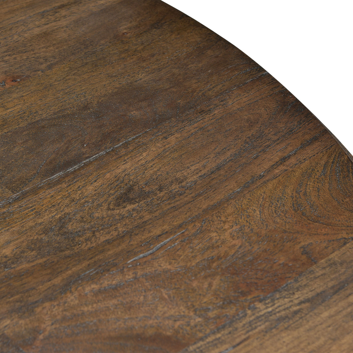 Home Trends & Design Nimes Round Dining Table — Weathered Mango