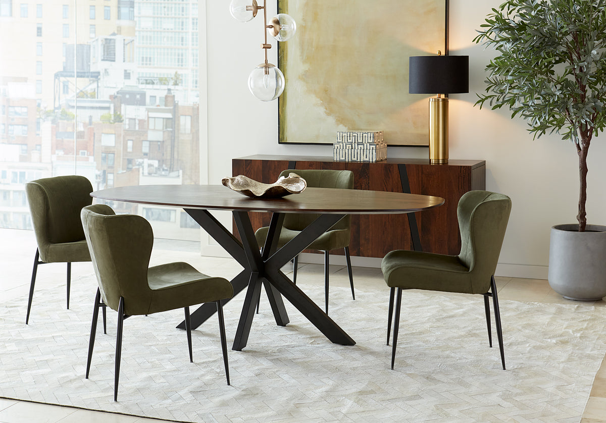 Home Trends & Design Rapallo 82" Dining Table — Natural