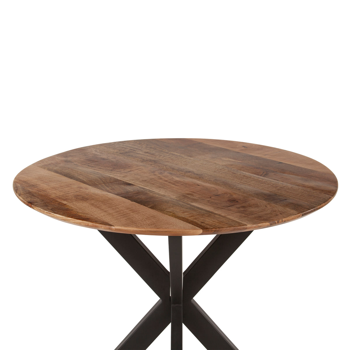 Home Trends & Design Rapallo 42" Round Gathering Table — Natural Mango