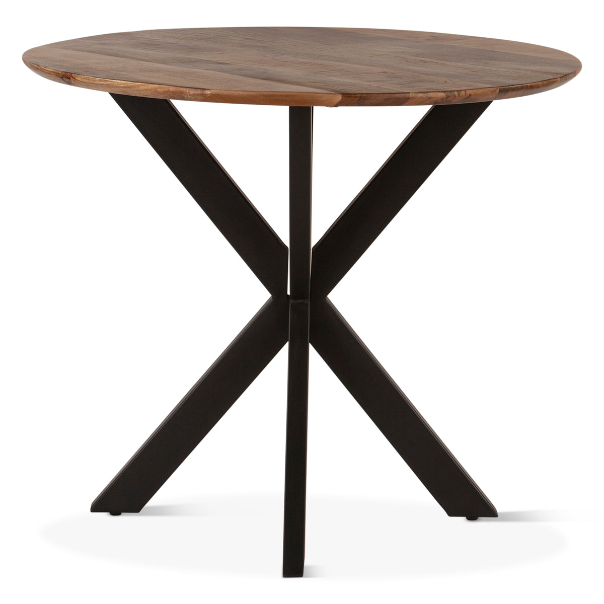 Home Trends & Design Rapallo 42" Round Gathering Table — Natural Mango