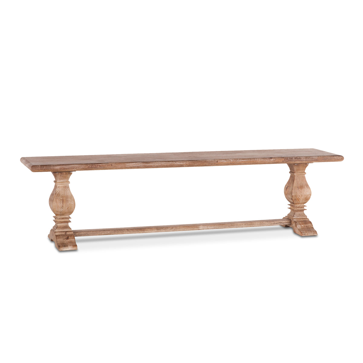 Home Trends & Design San Rafael 72" Bench — Antique Oak