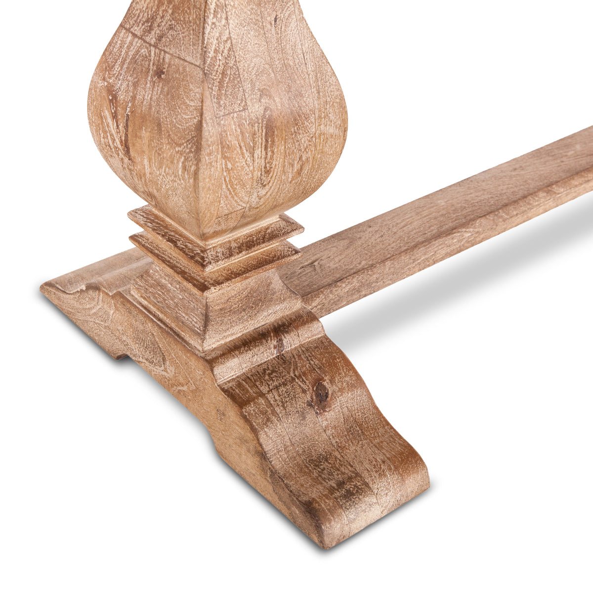 Home Trends & Design San Rafael 72" Bench — Antique Oak