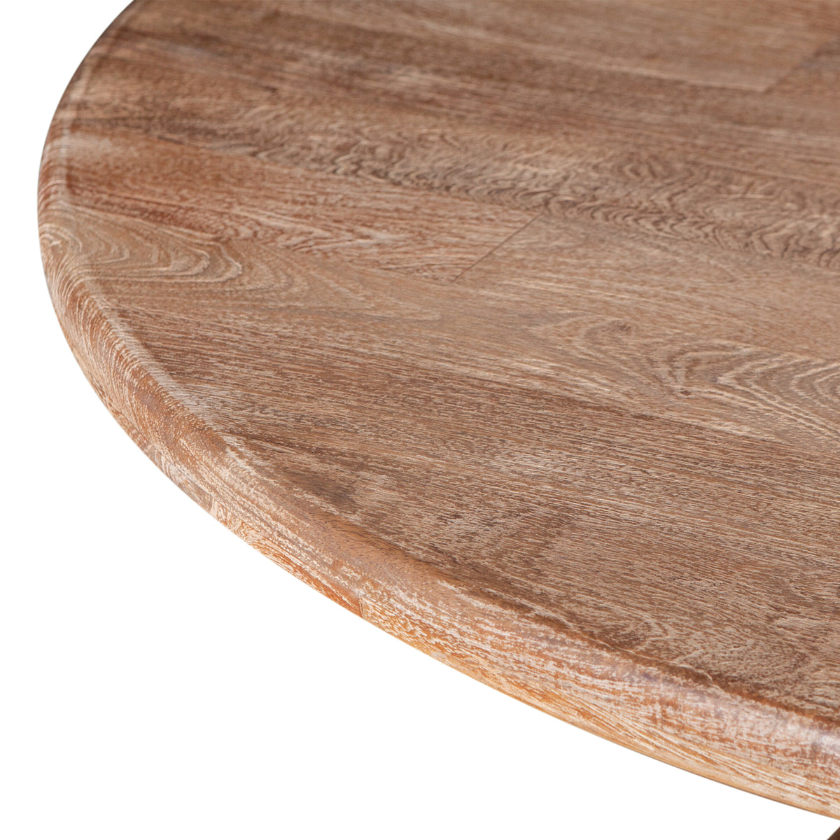 Home Trends Direct San Rafael 60" Round Dining Table — Antique Oak