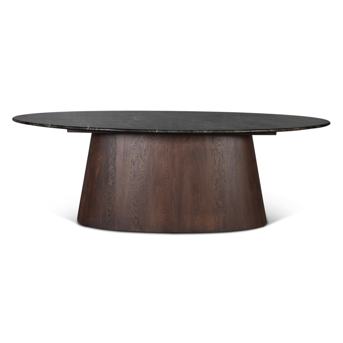 Home Trends & Design Vista 90" Oval Dining Table — Dark Mango