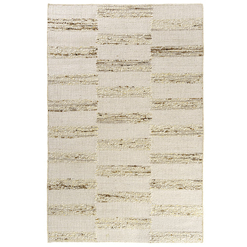 LR Home Elize Rug — White / Beige