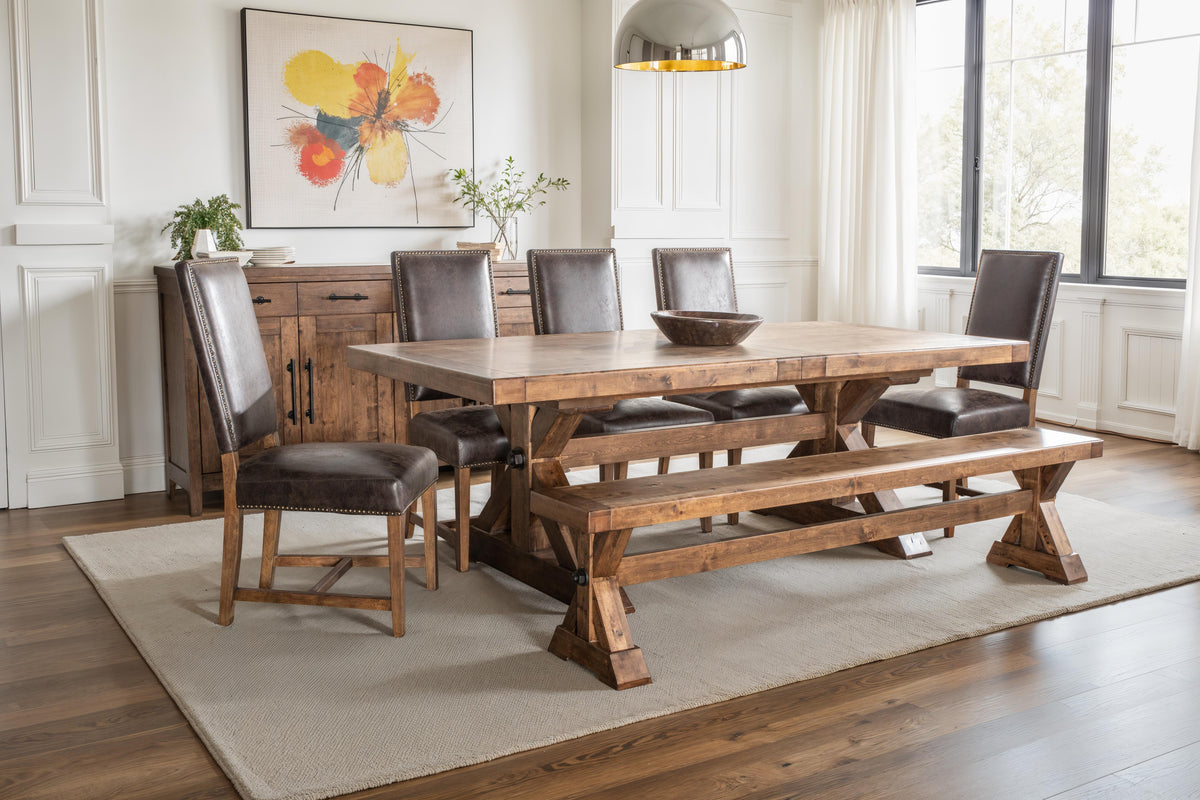 Home Trends Direct Grassroots Aspen 82" Bench — Earth