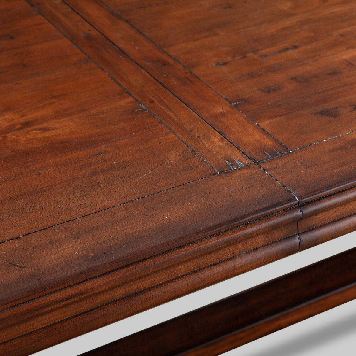 Home Trends Direct Grassroots Charles Extension Dining Table — Chestnut