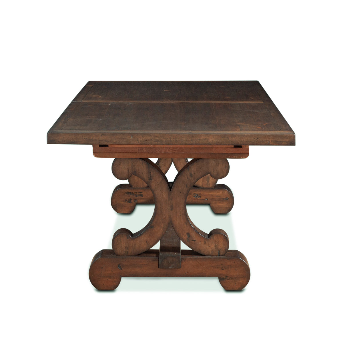 Home Trends Direct Grassroots Maxwell Extension Dining Table — Chestnut
