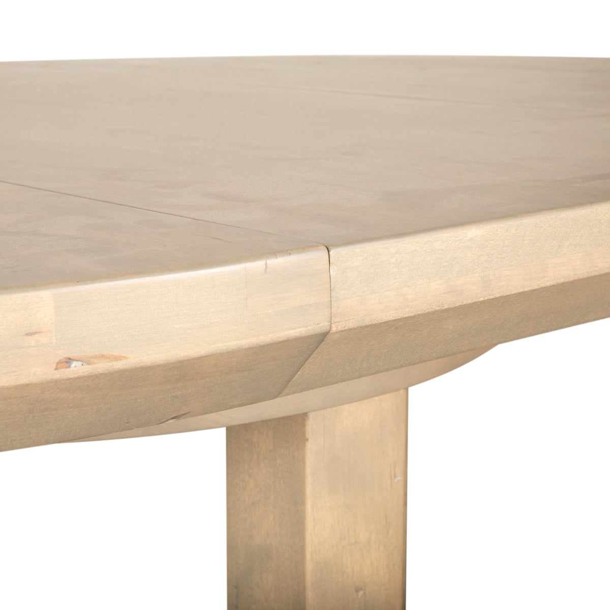 Home Trends Direct Grassroots Mission 42-60" Round Extension Dining Table — Gray Birch
