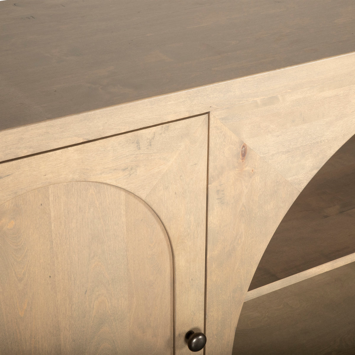 Home Trends Direct Grassroots Mission 80" Sideboard — Gray Birch