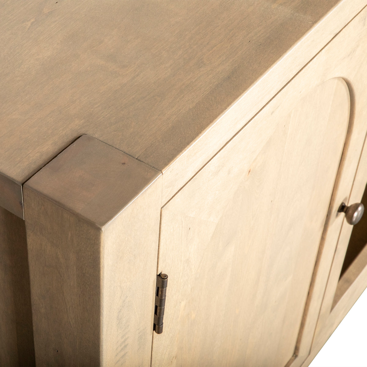 Home Trends Direct Grassroots Mission 80" Sideboard — Gray Birch