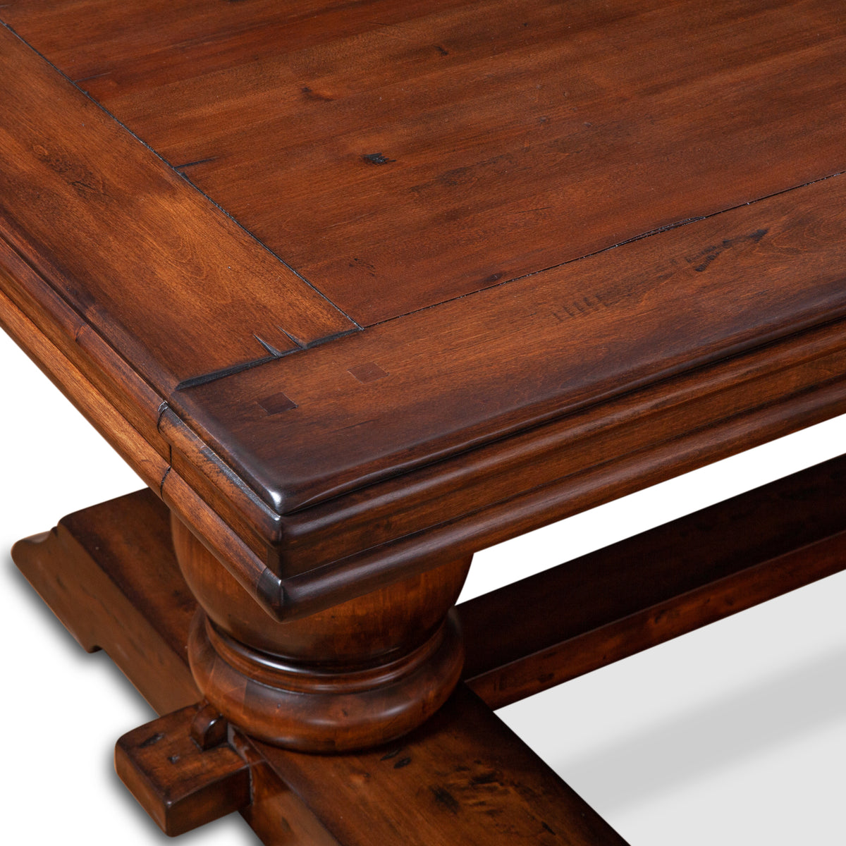 Home Trends Direct Grassroots Tuscany Extension Dining Table — Chestnut