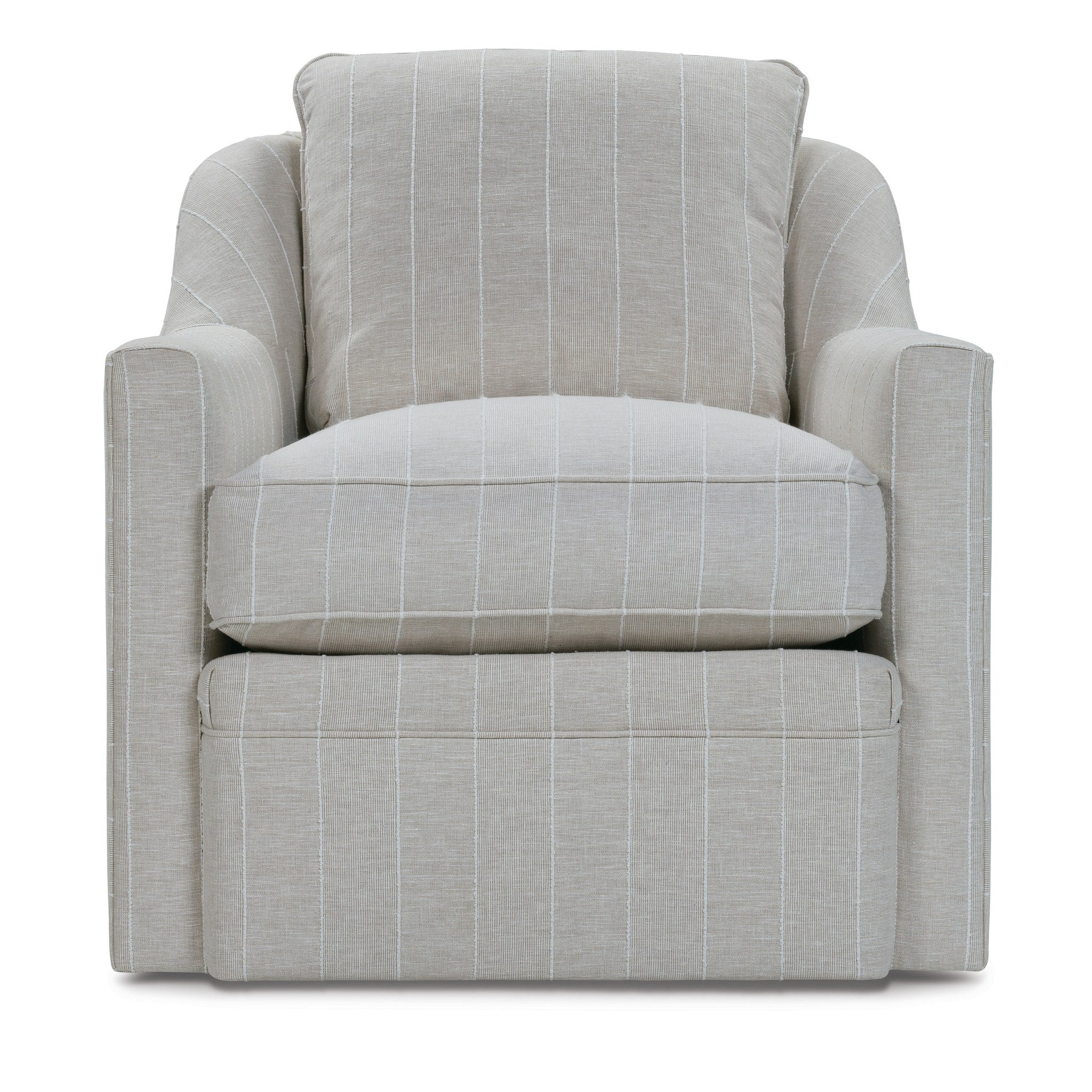 Rowe Furniture Hollins Swivel Glider — Natural