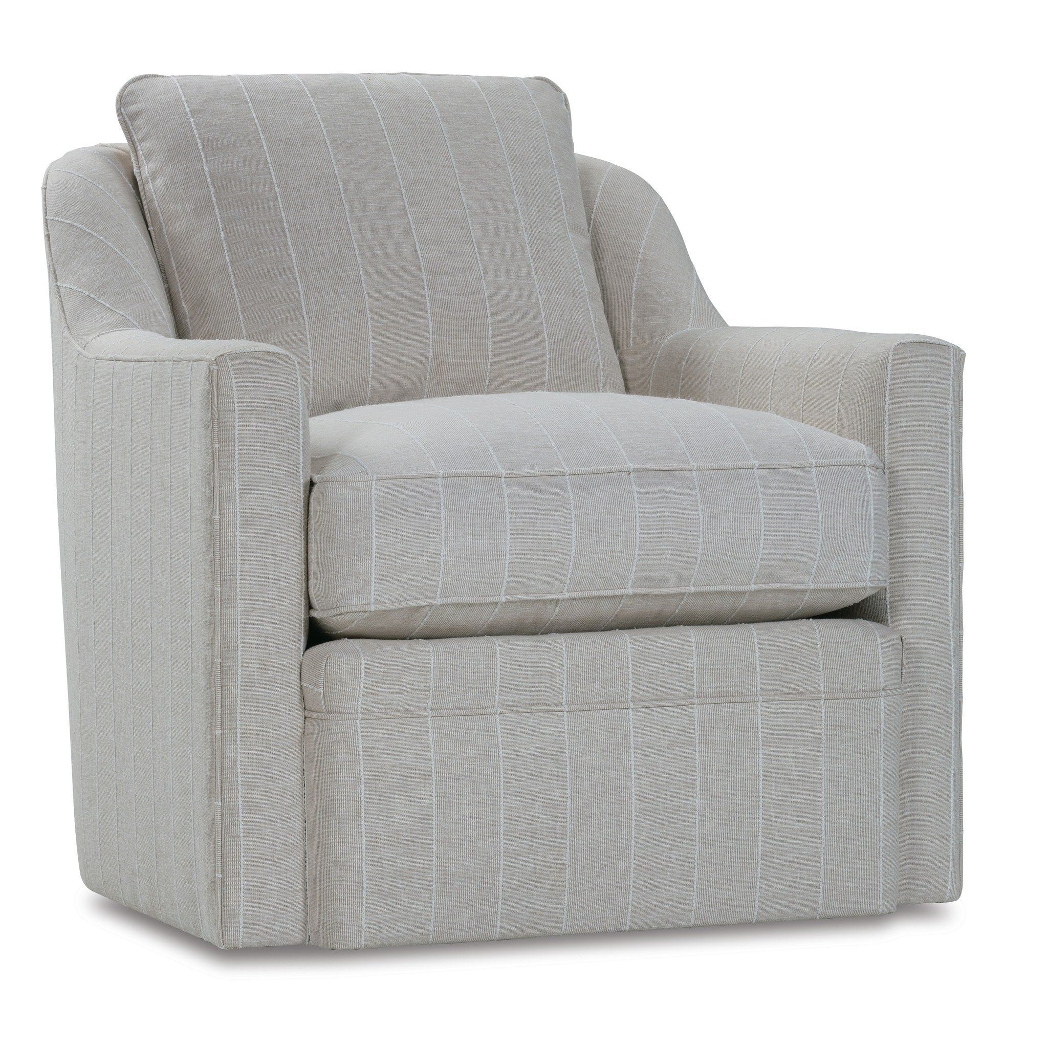 Rowe Furniture Hollins Swivel Chair — Natural
