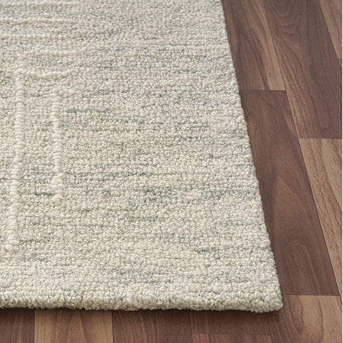 LR Home Haze Rug — Teal/Ivory