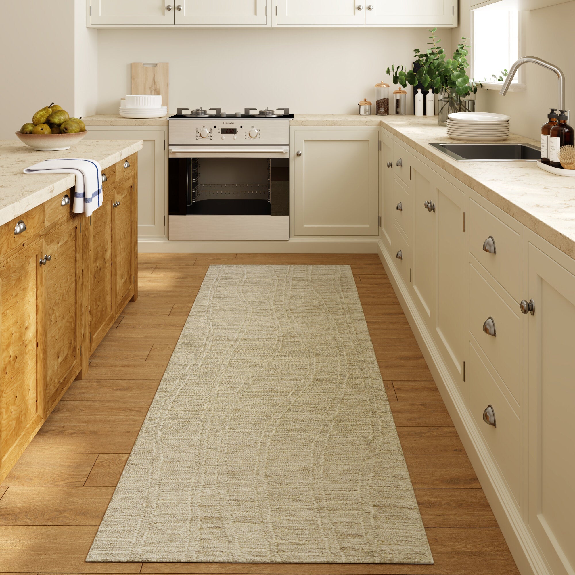LR Home Haze Rug — Light Taupe/Cream