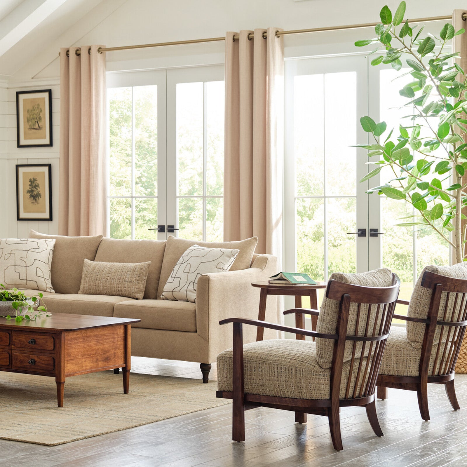 Wood Framed Chair