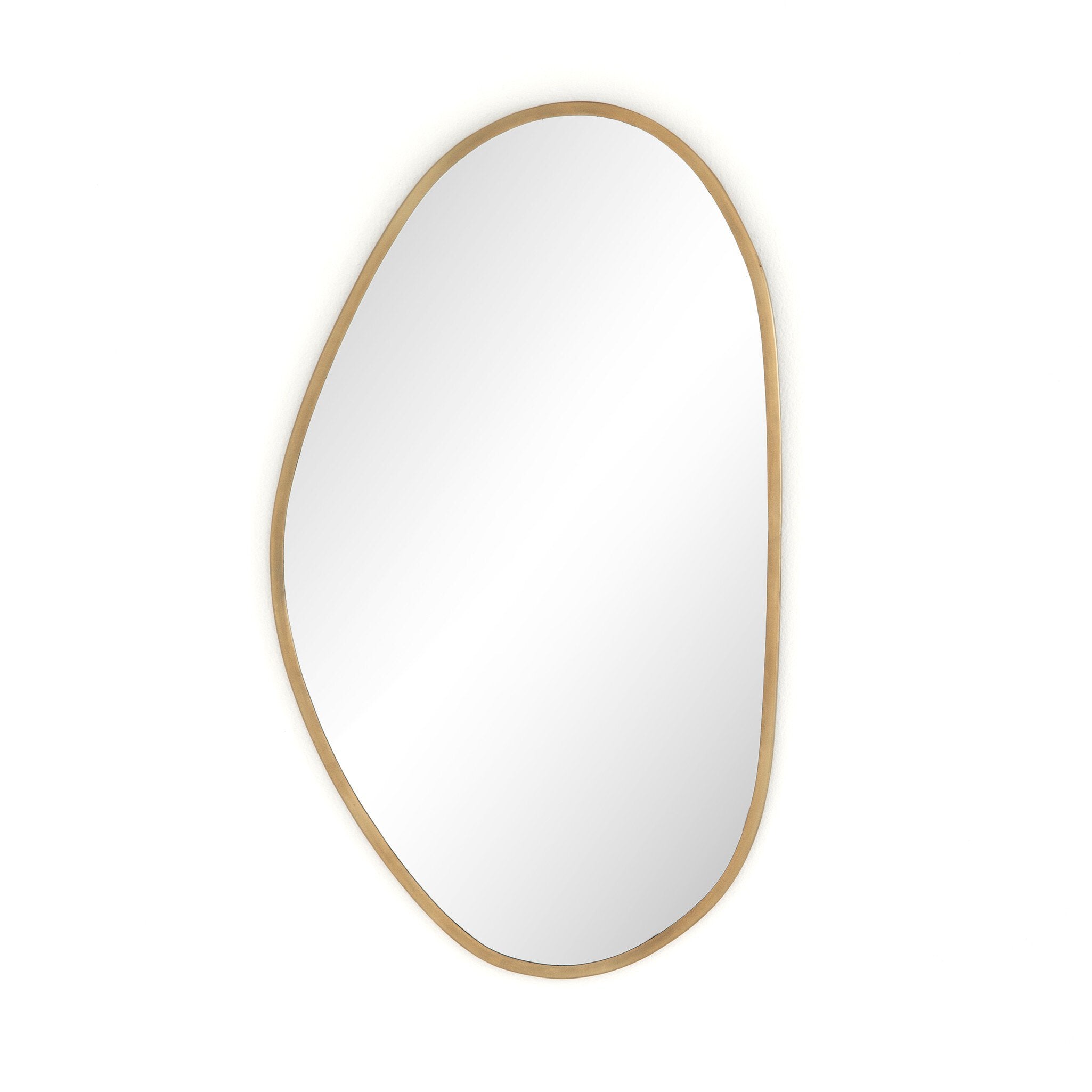 Four Hands Brinley Mirror — Antique Brass Iron-Mirror