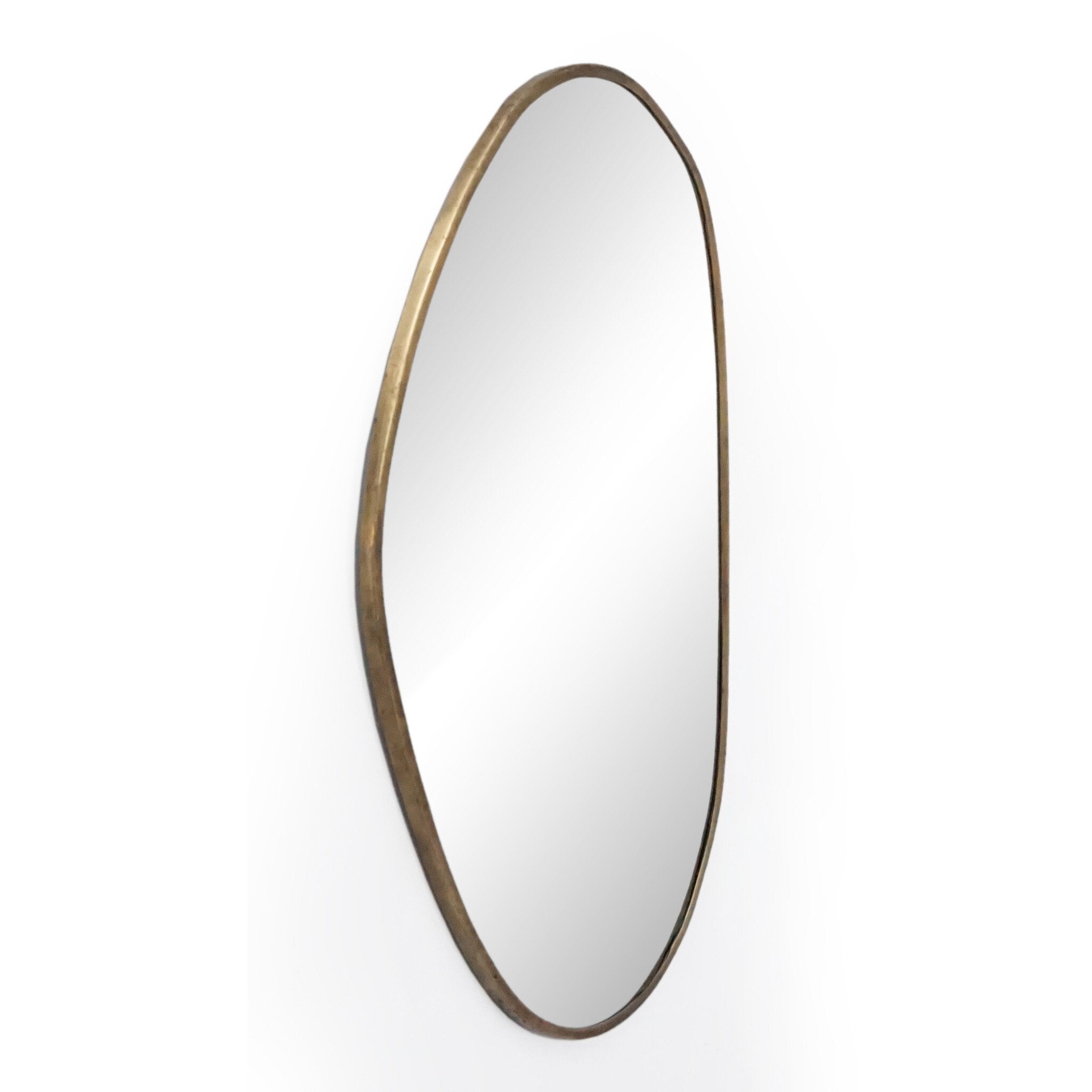 Four Hands Brinley Mirror — Antique Brass Iron-Mirror