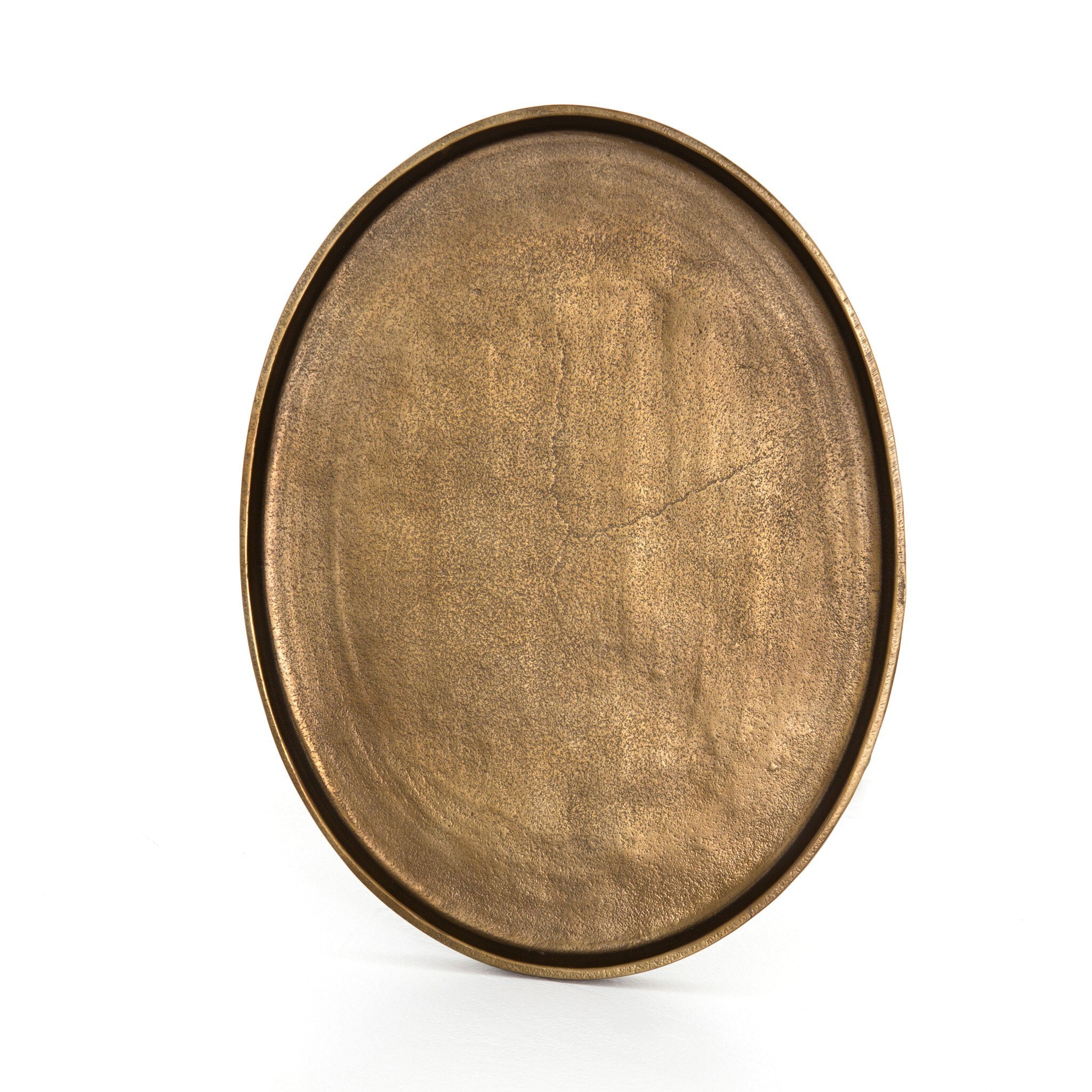 Four Hands Schmidt Accent Table — Raw Antique Brass