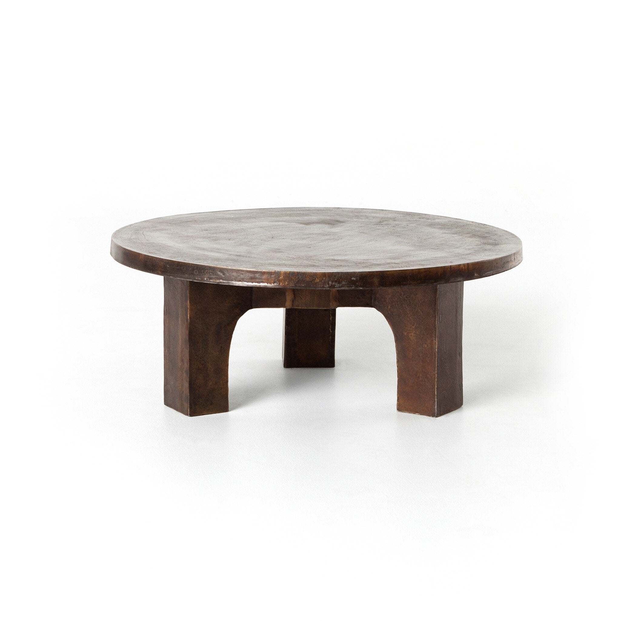 Four Hands Cruz Coffee Table — Antique Rust
