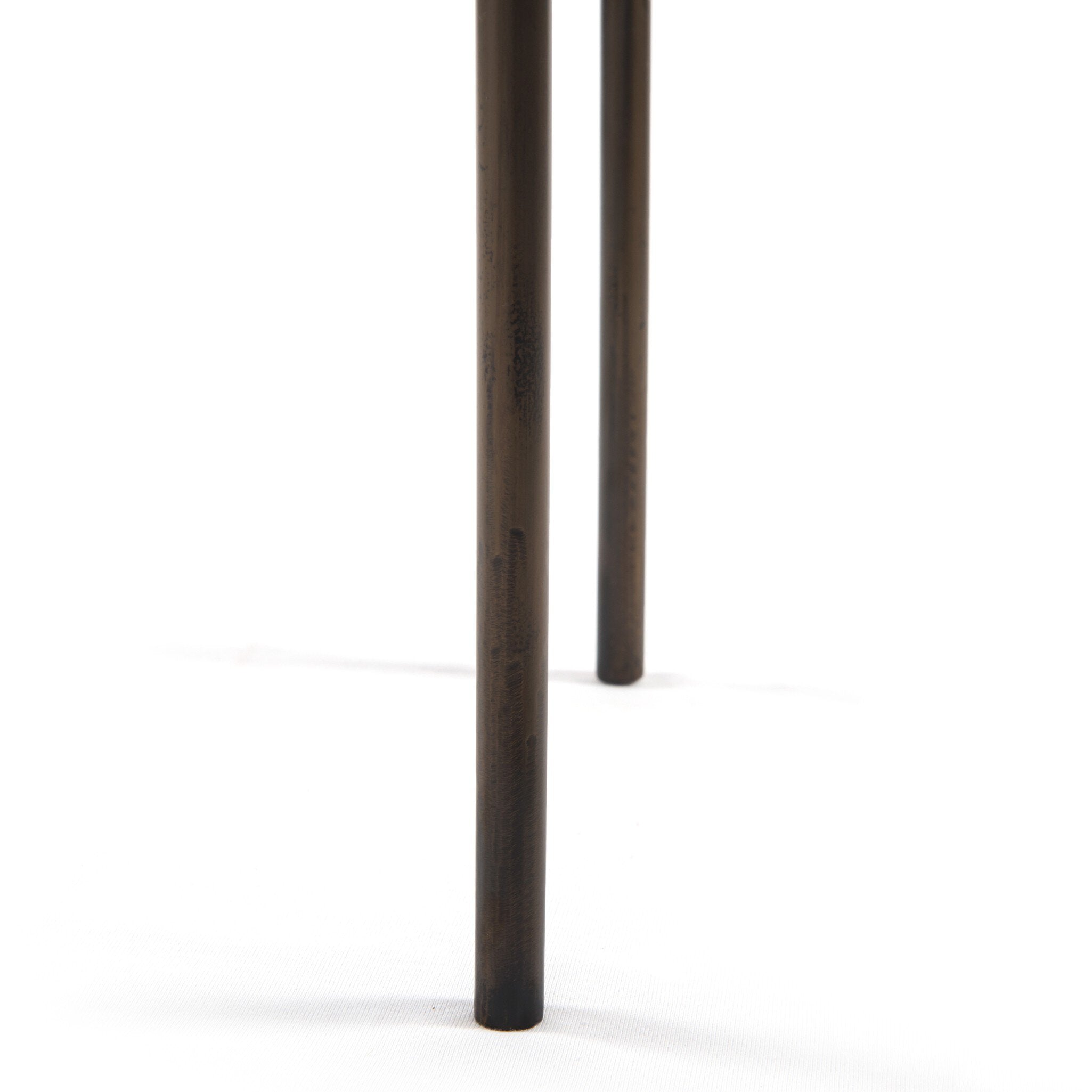 Four Hands Jed Planter — Weathered Brass-Dark Brass
