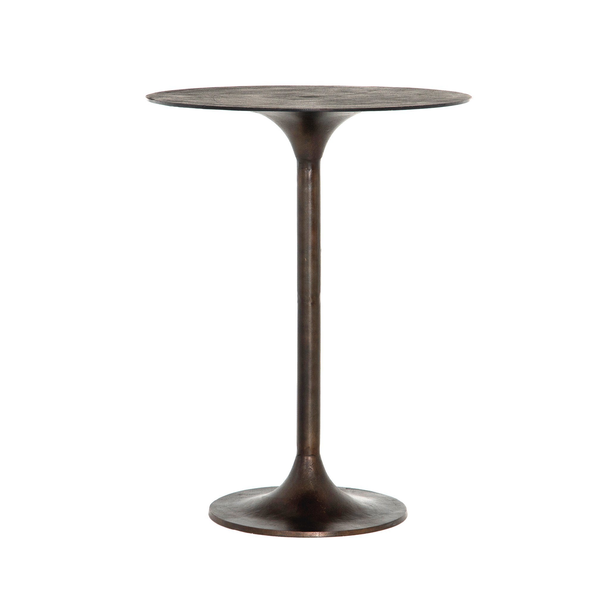 Four Hands Simone Bar + Counter Table — Antique Rust-Bar