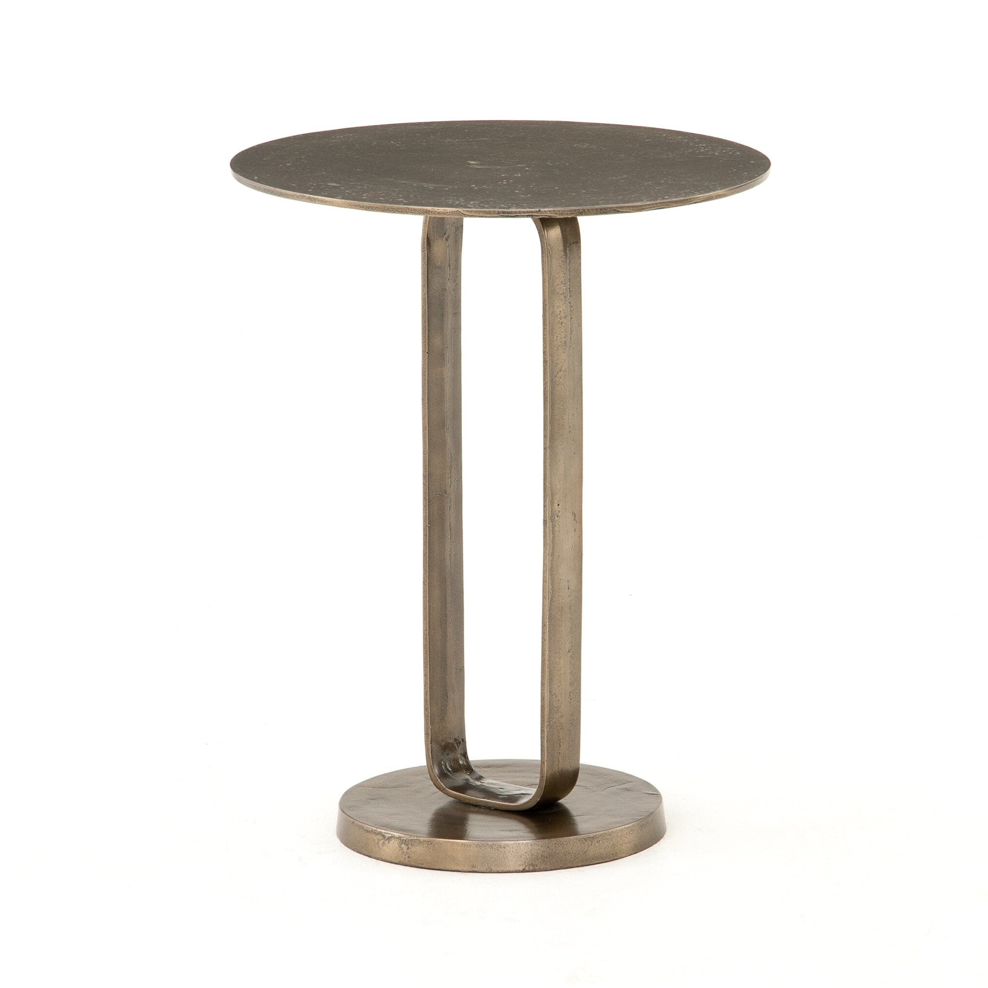Four Hands Douglas End Table — Aged Bronze