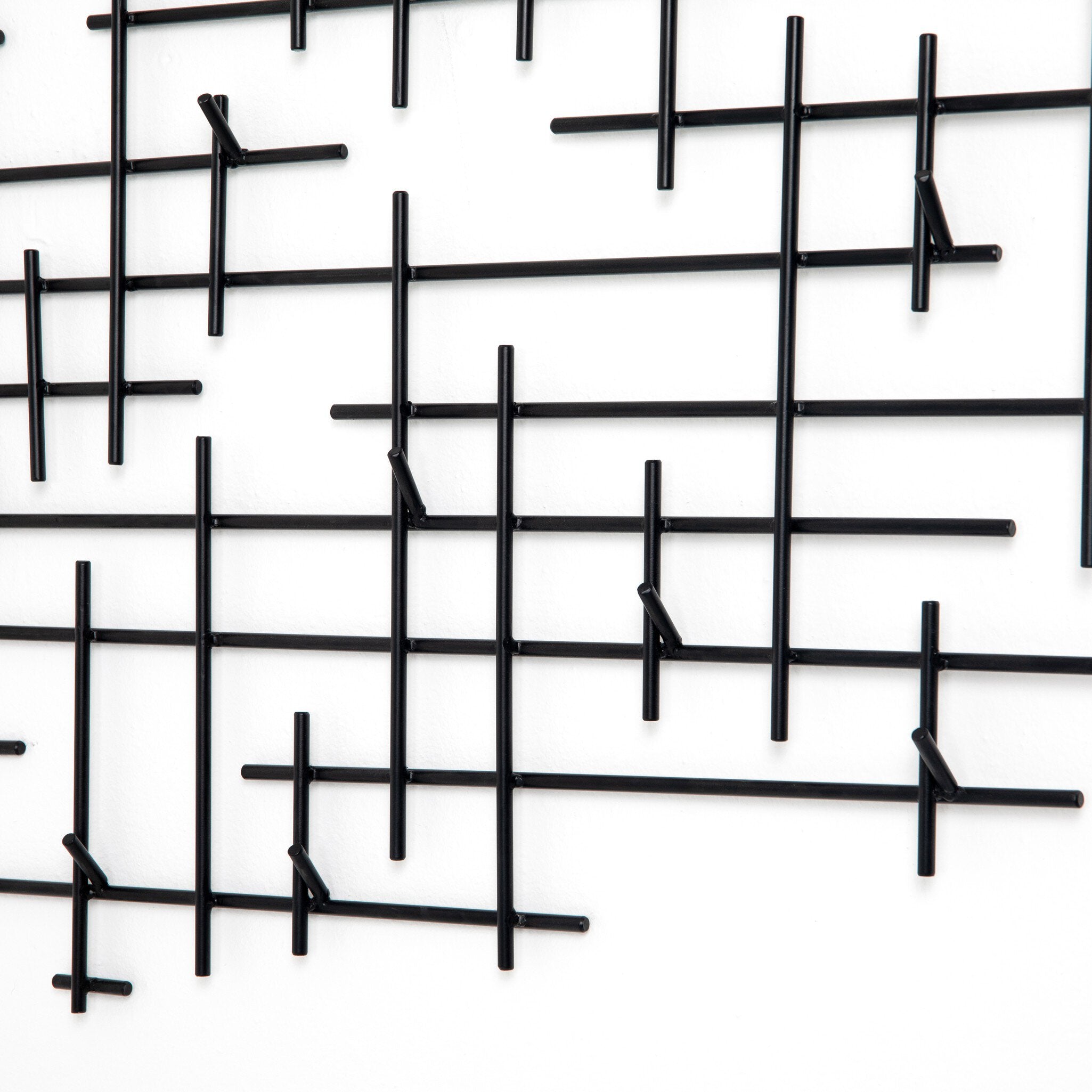 Four Hands Crossin Coat Rack — Iron Matte Black