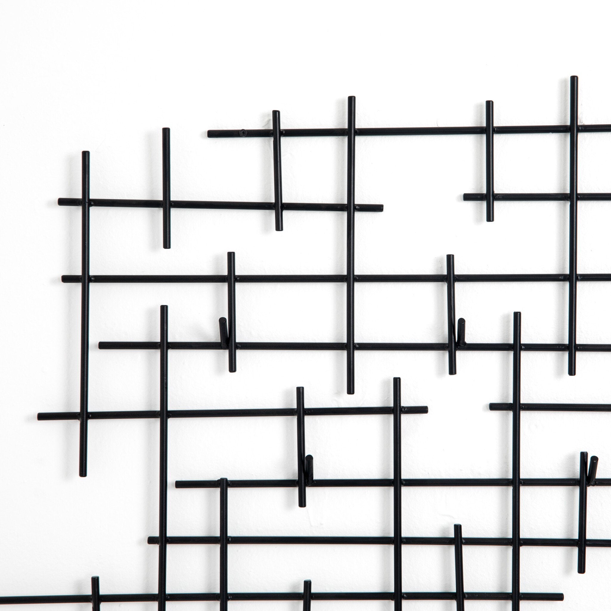 Four Hands Crossin Coat Rack — Iron Matte Black