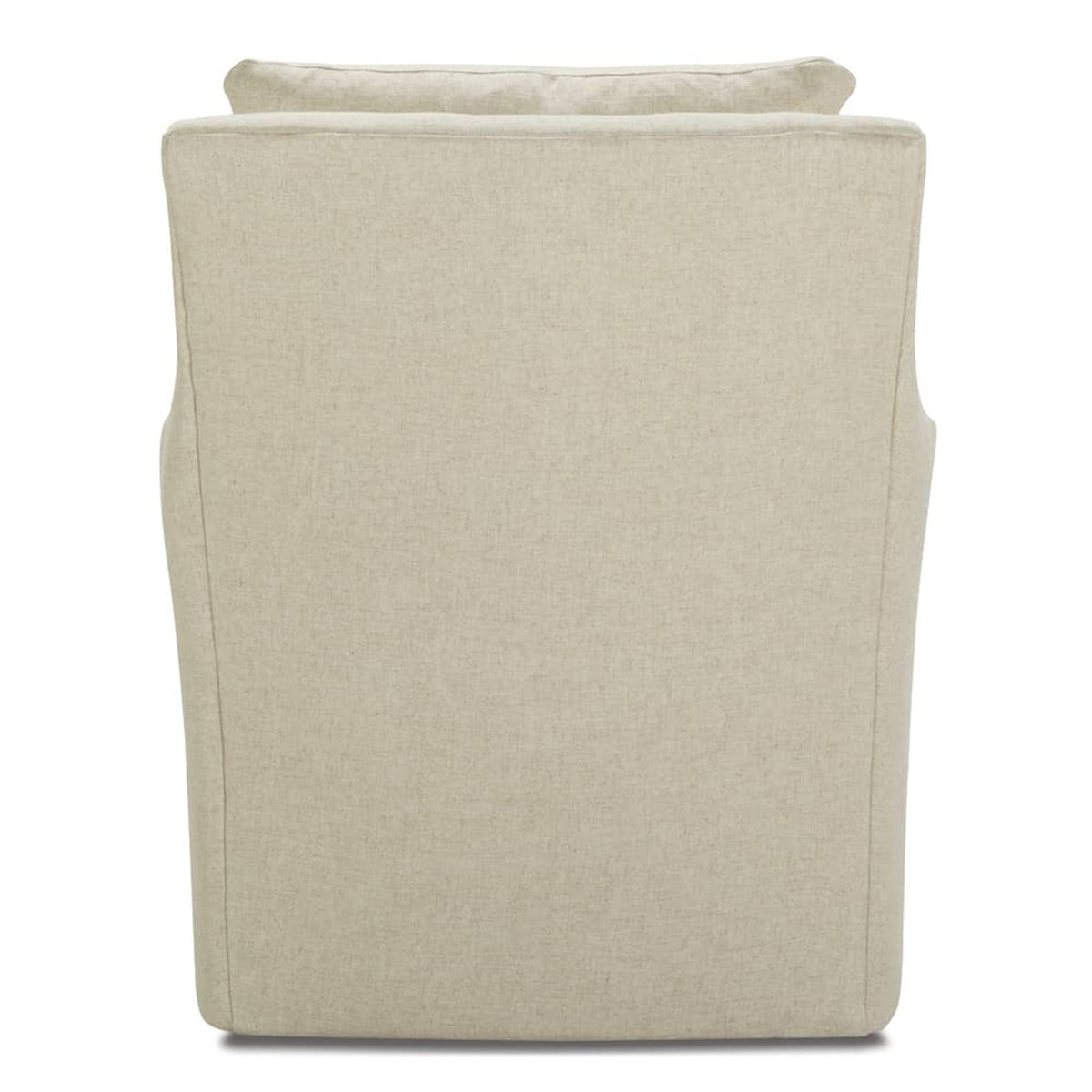 Rowe Furniture Isley Swivel Glider — Natural - Performance Linen