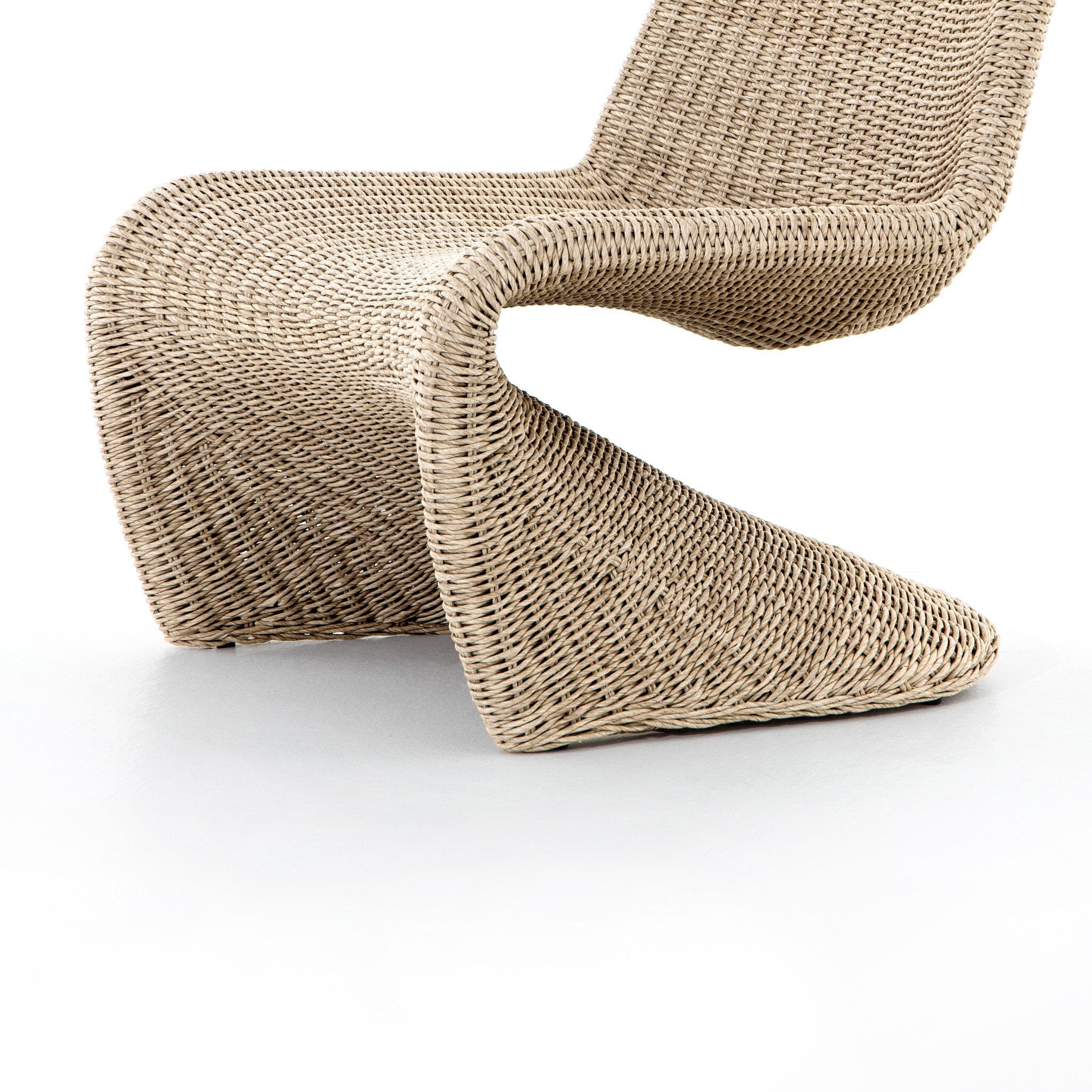 Four Hands Portia Outdoor Occasional Chair — Vintage White
