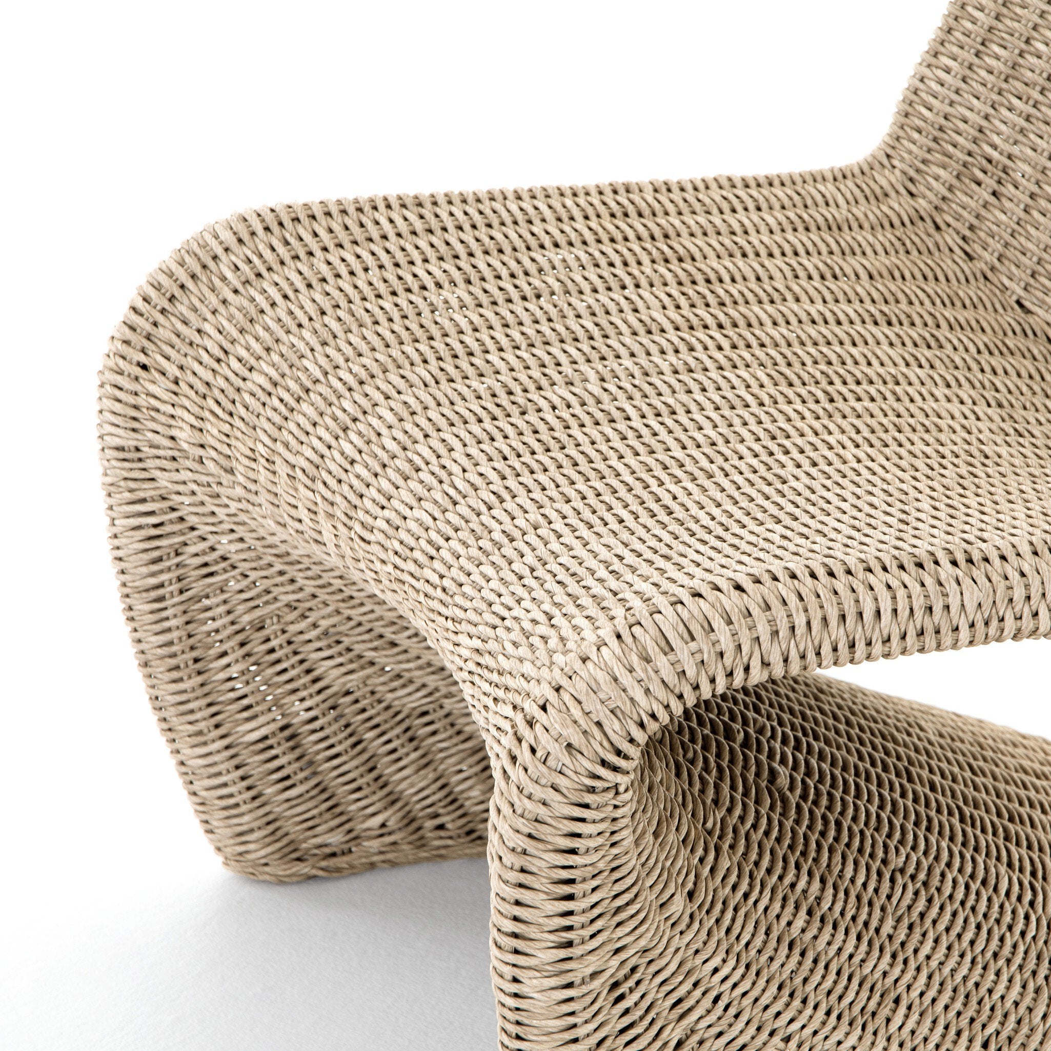 Four Hands Portia Outdoor Occasional Chair — Vintage White