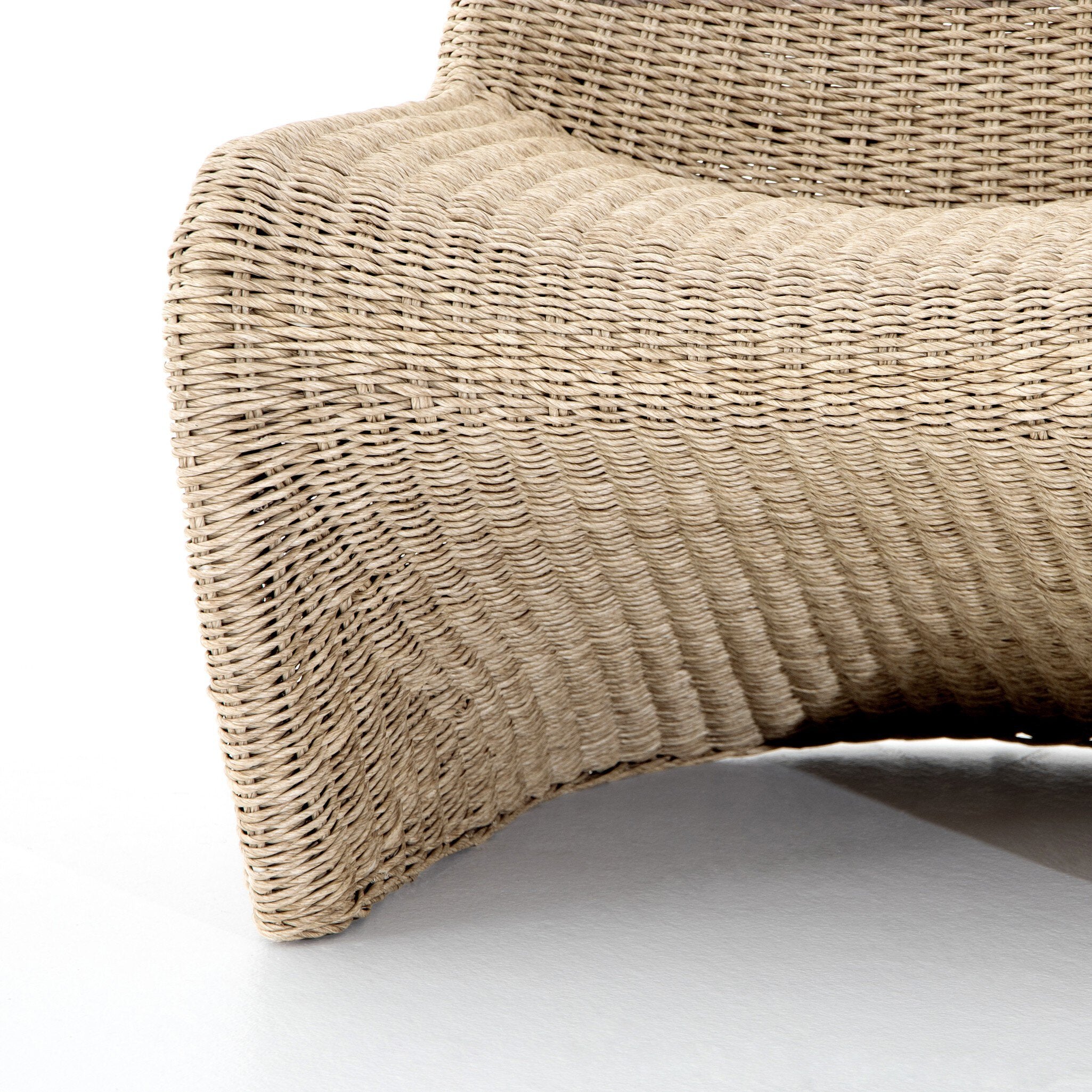 Four Hands Portia Outdoor Occasional Chair — Vintage White