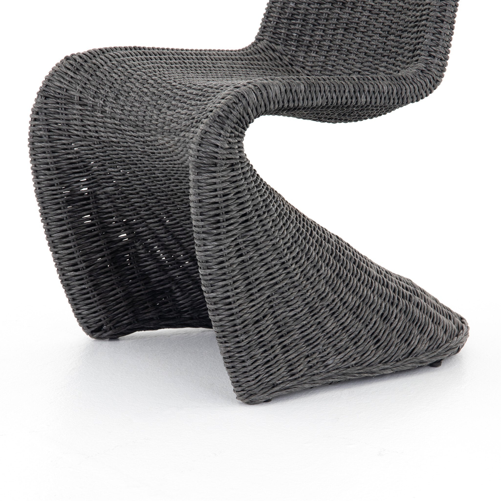 Four Hands Portia Outdoor Dining Chair — Vintage Coal