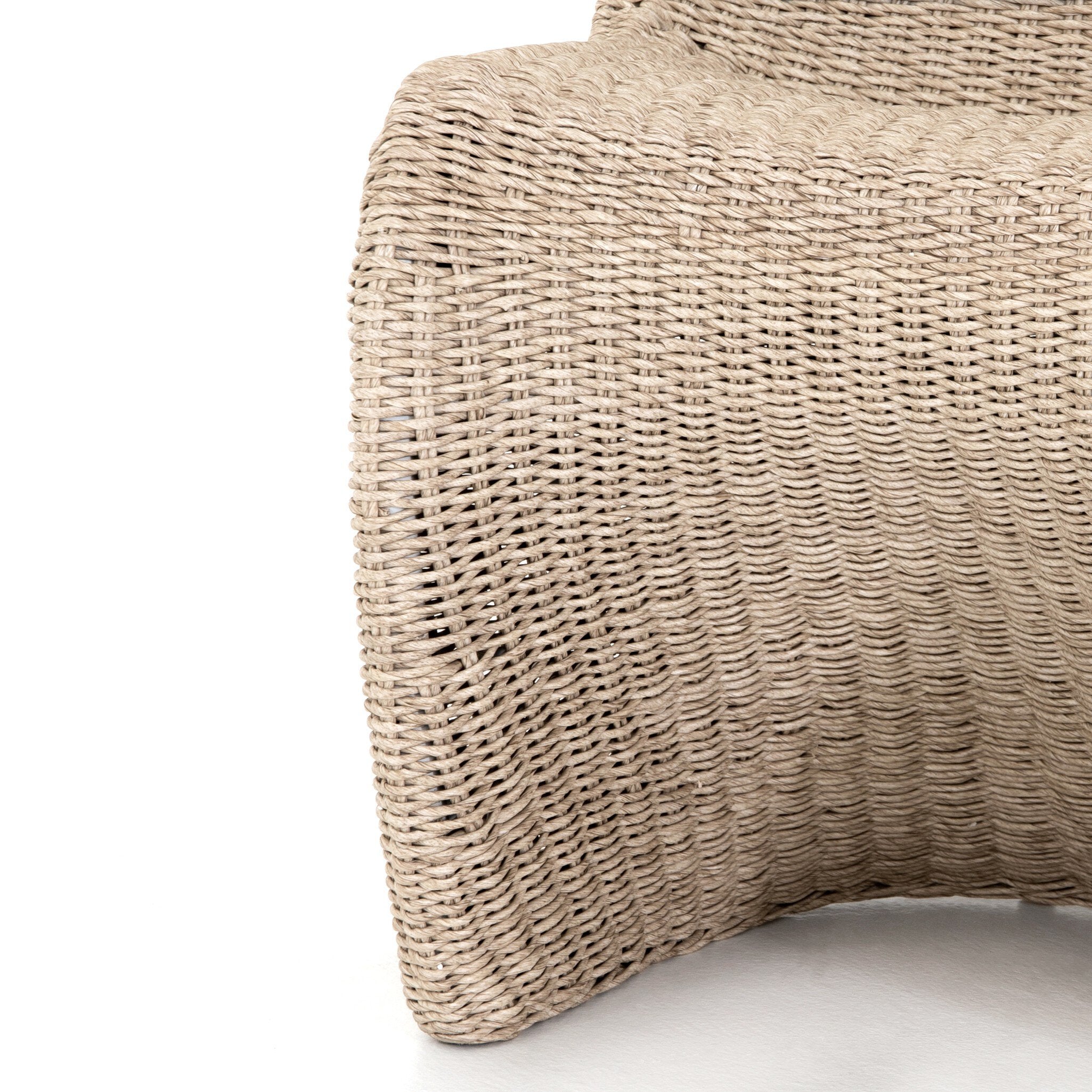 Four Hands Portia Outdoor Dining Chair — Vintage White