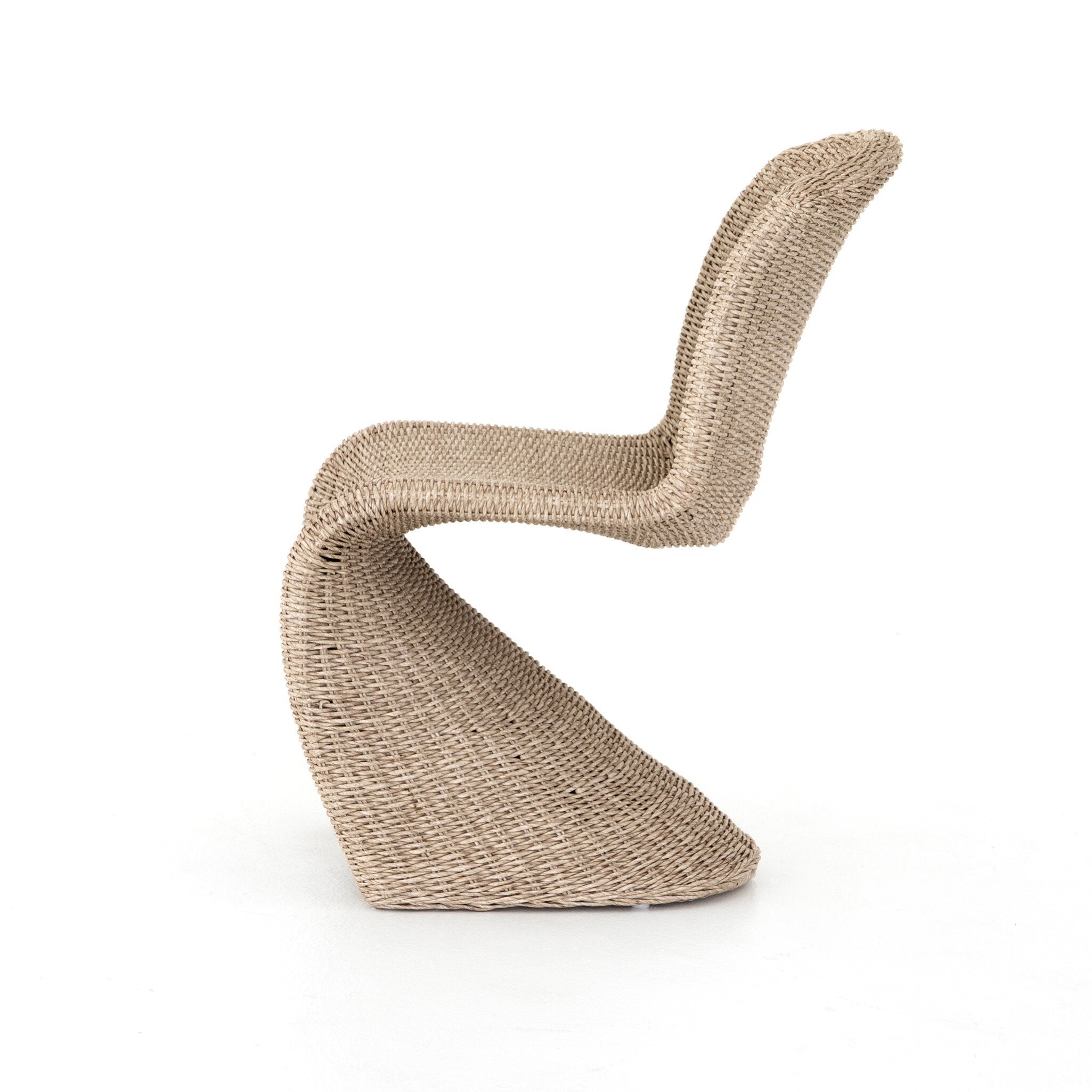 Four Hands Portia Outdoor Dining Chair — Vintage White