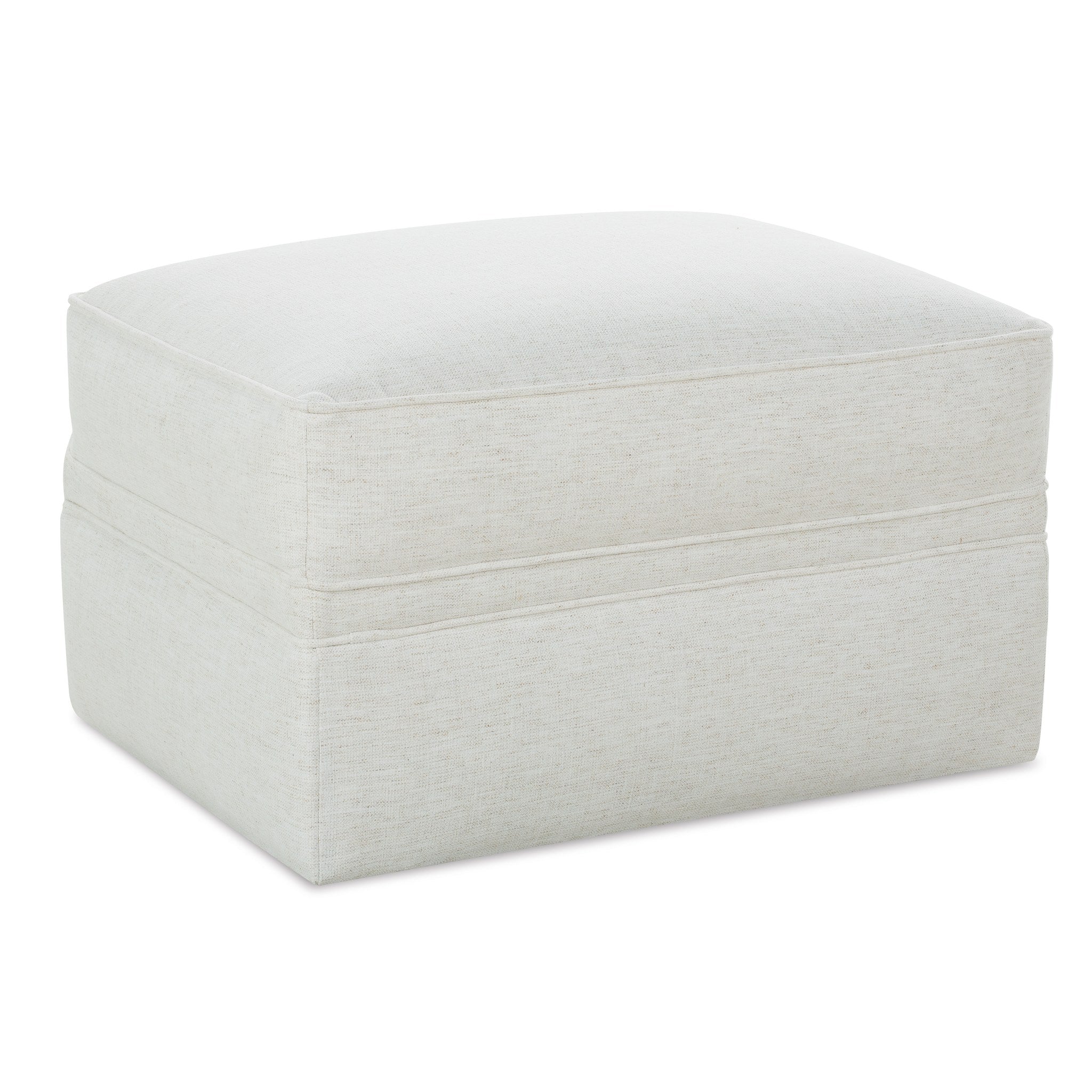 Rowe Furniture Kara Ottoman — Nomad Snow