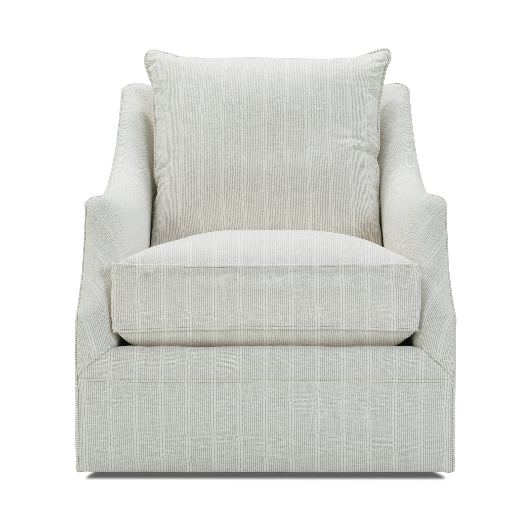 Rowe Furniture Kara Swivel Chair — Putty