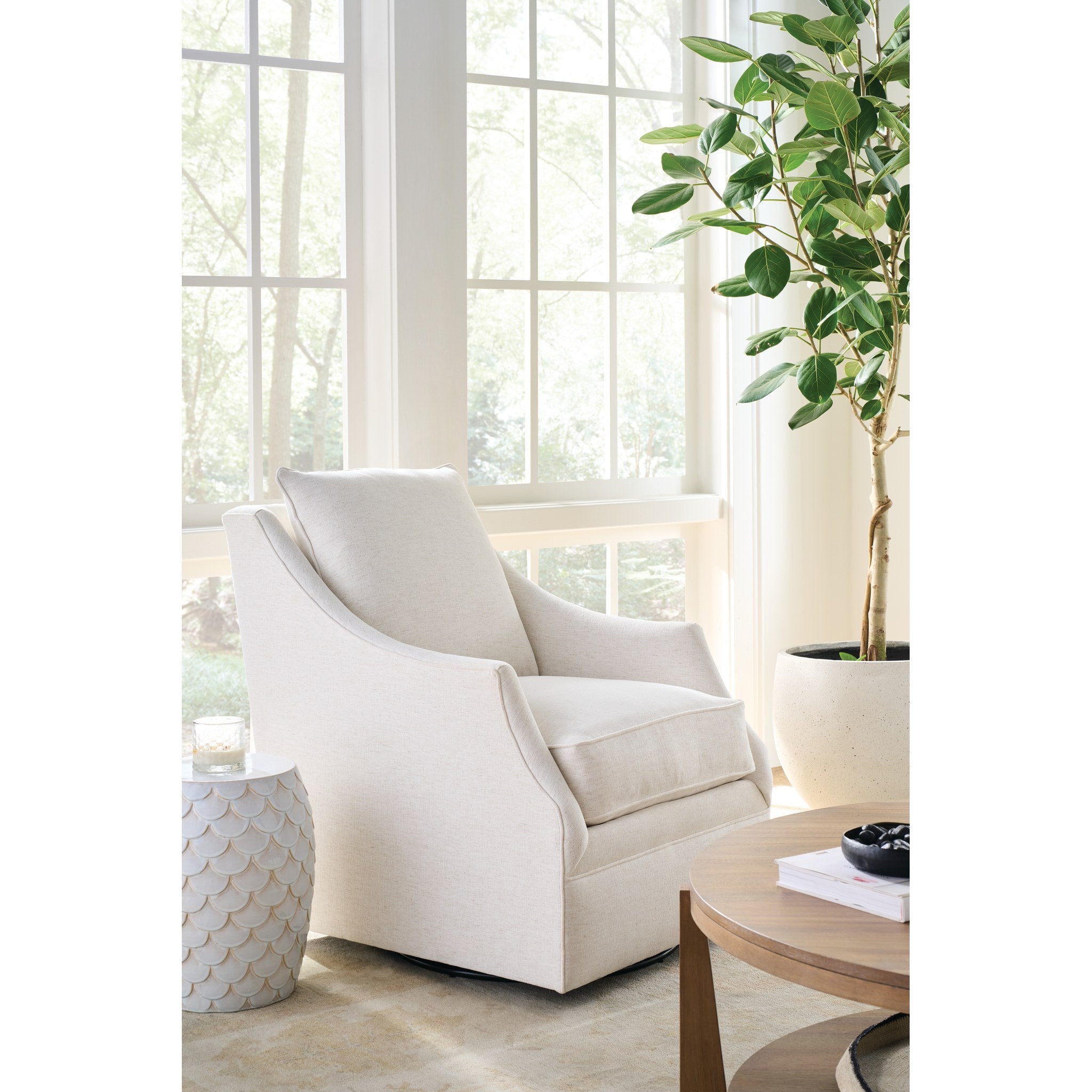 Rowe Furniture Kori Swivel Glider — Nomad Snow