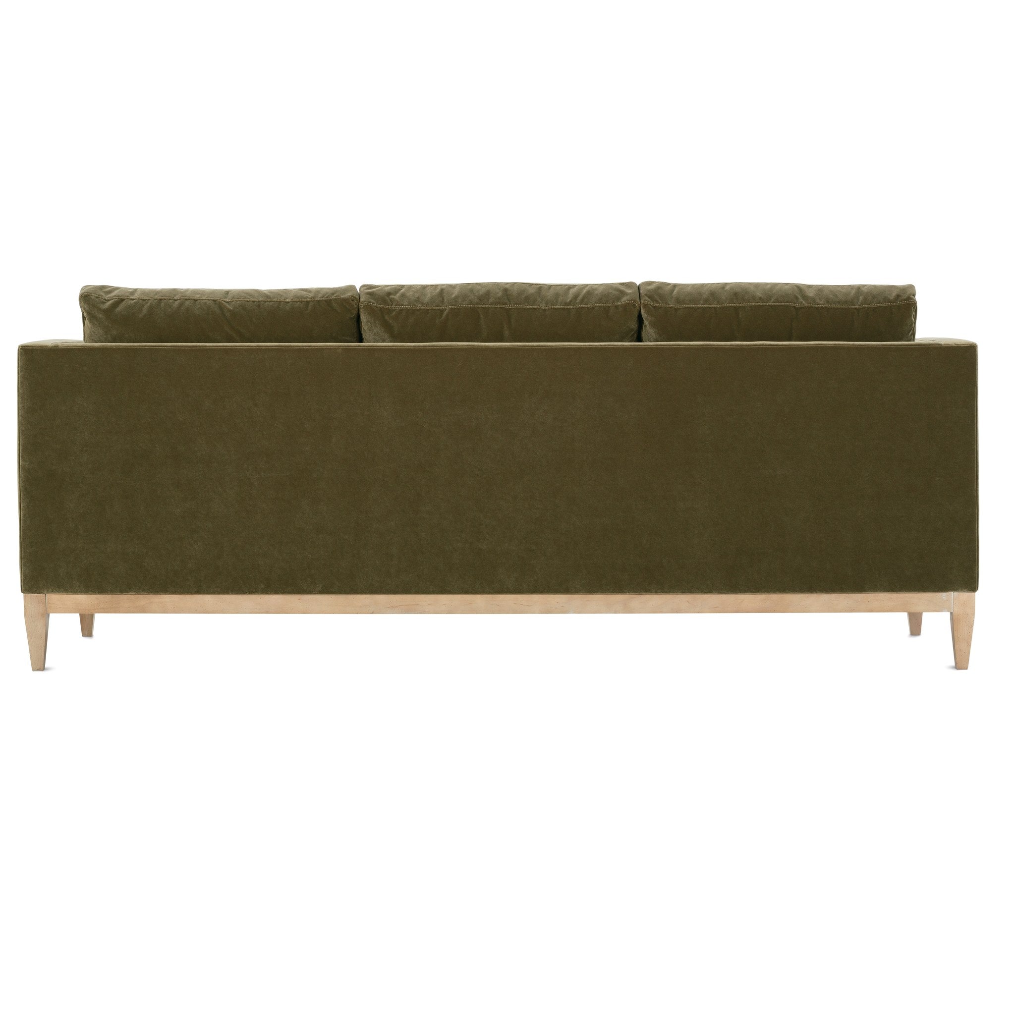 Rowe Furniture Leo Sofa — Olive Velvet