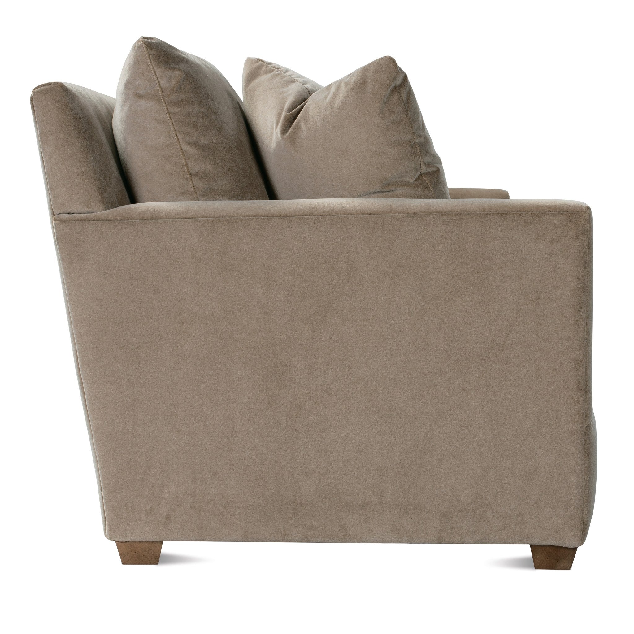 Rowe Furniture Lilah Sofa — Fawn Brushed Velvet