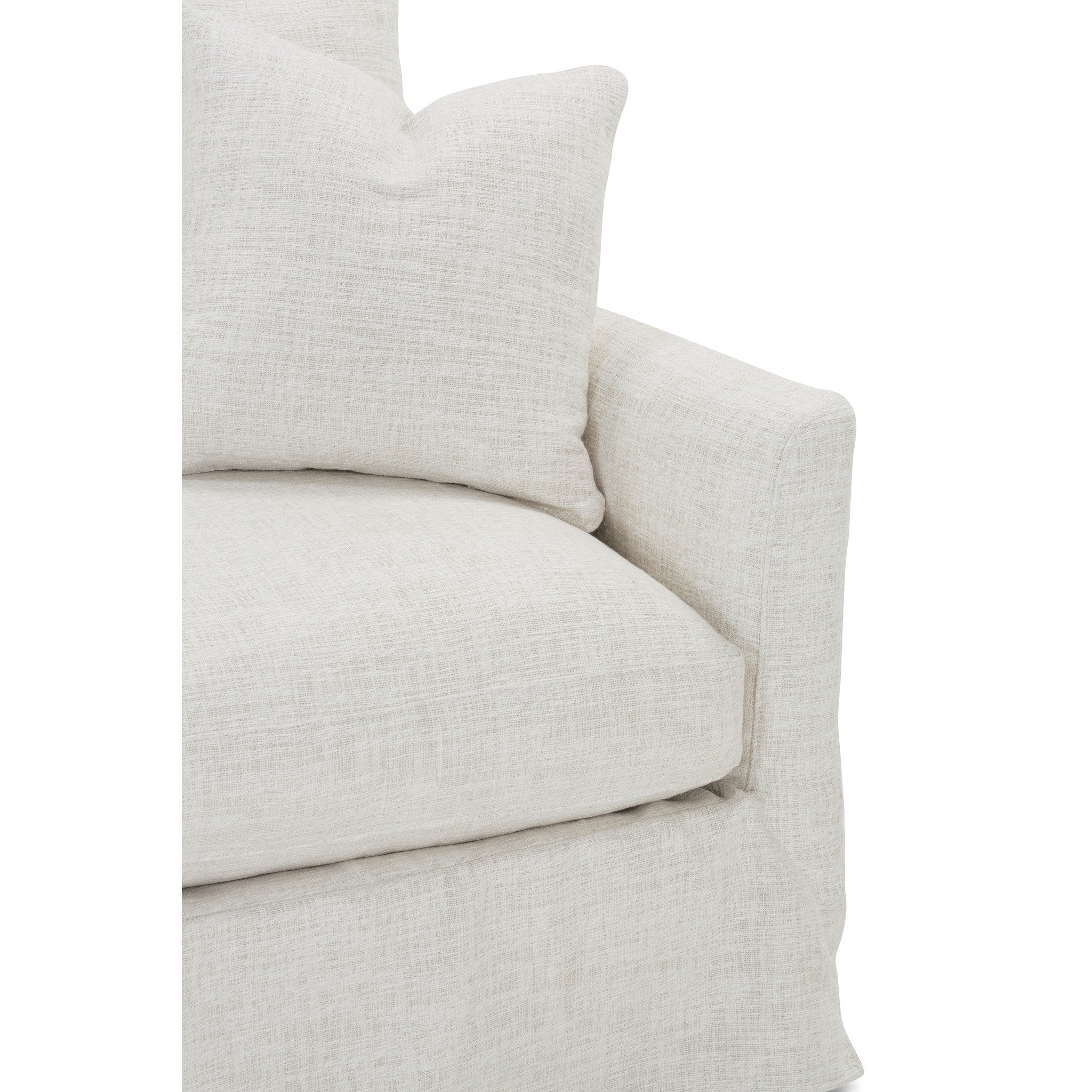 Rowe Furniture Lilah Slip Sofa — Bone White - Linen