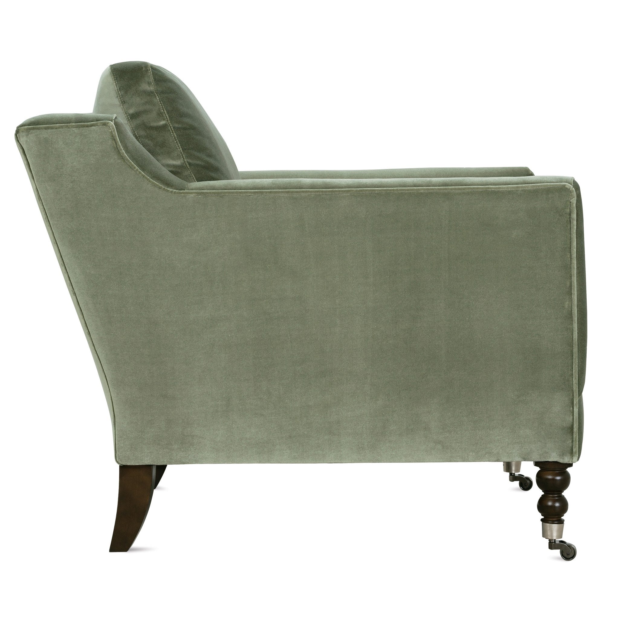 Rowe Furniture Madeline Chair — Antiqued Moss Velvet