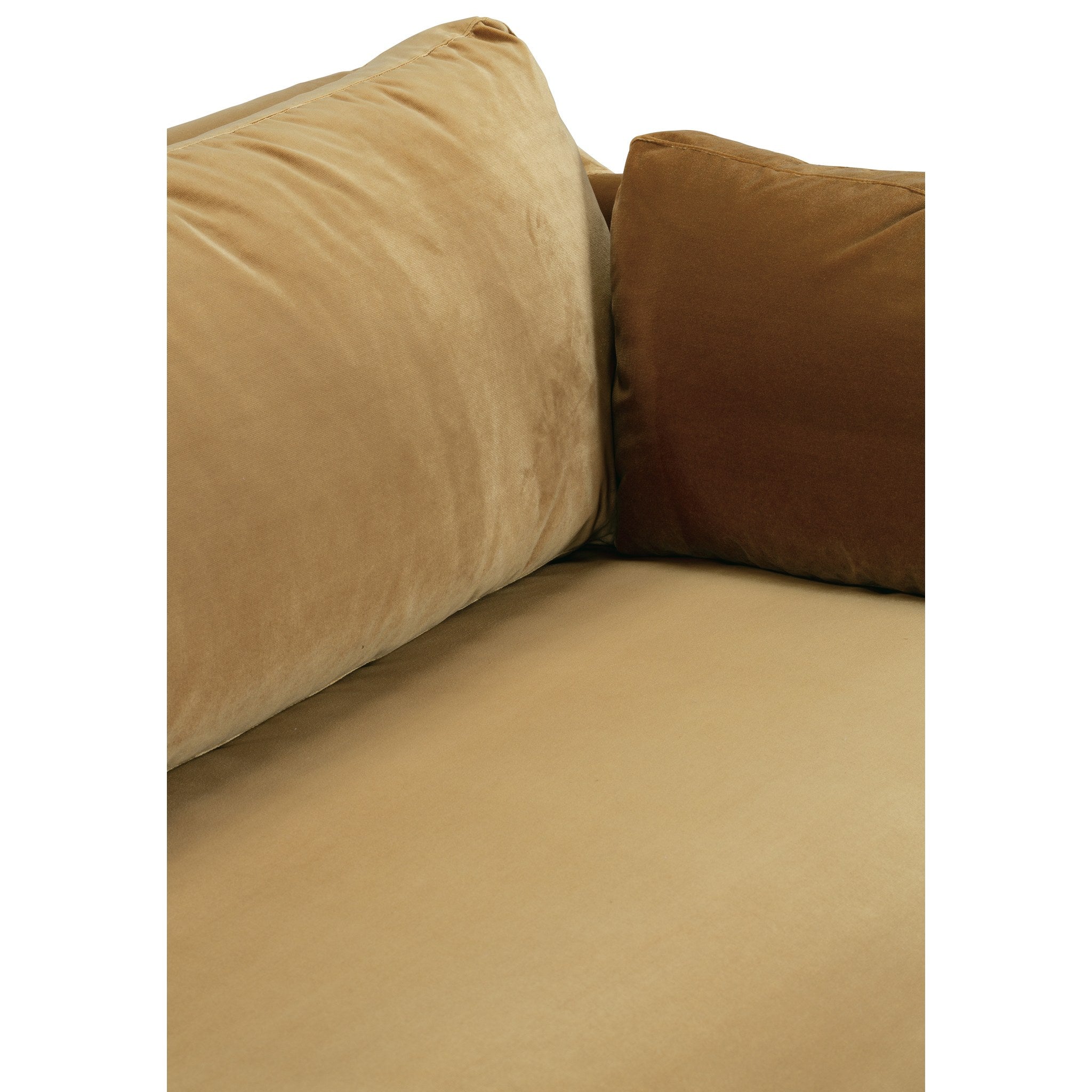 Rowe Furniture Madeline Sofa — 90" — Antiqued Amber Velvet