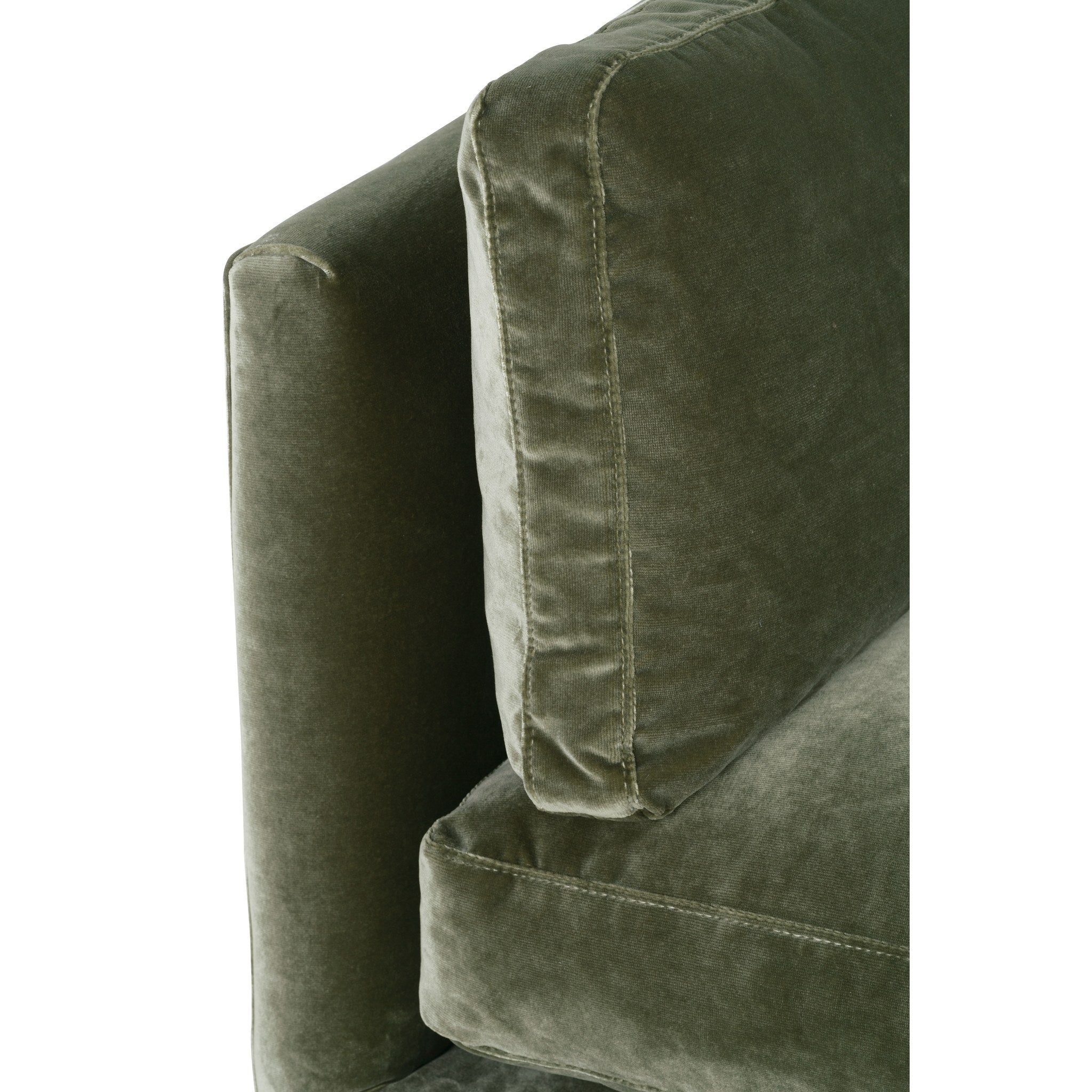 Rowe Furniture Madeline Sofa — 90" — Antiqued Moss Velvet
