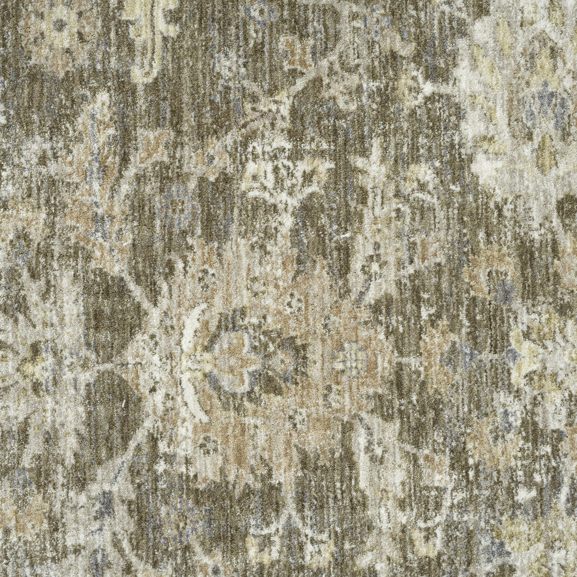LR Home Miranda Rug — Green / Ivory