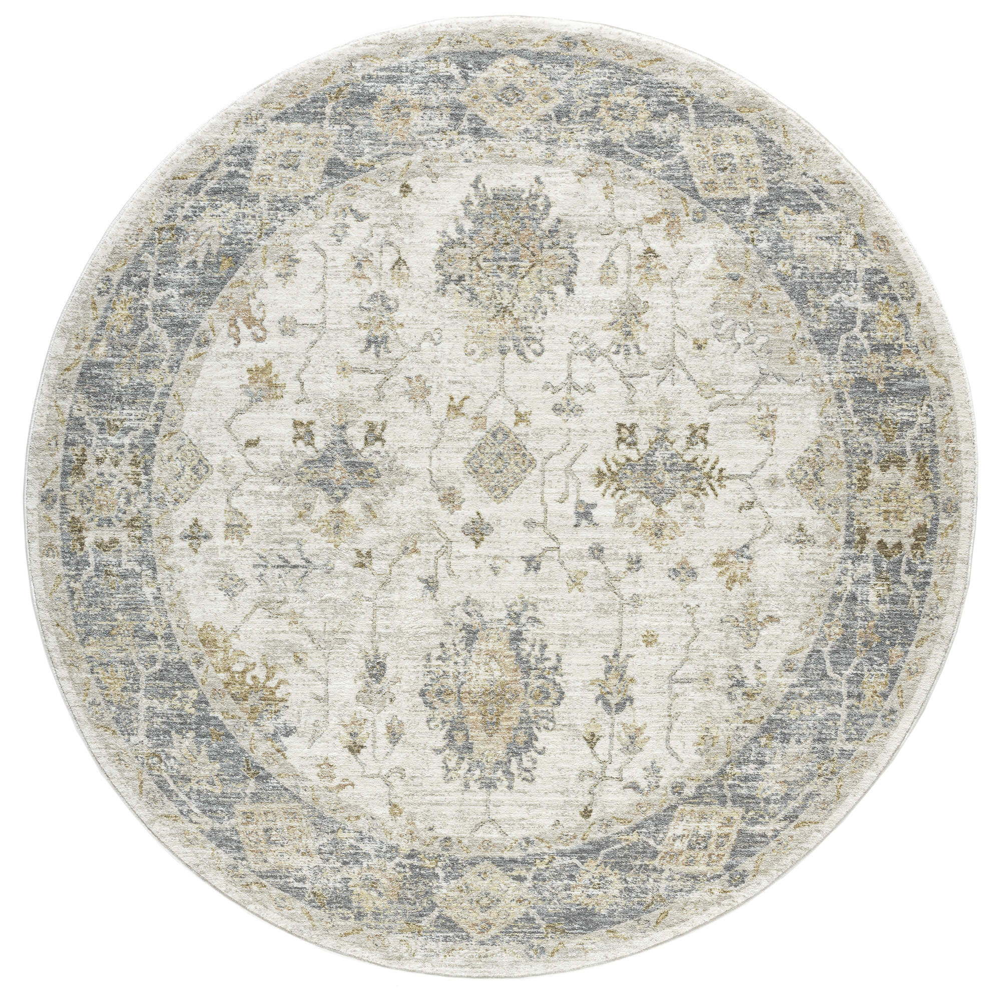 LR Home Miranda Rug — Ivory Blue