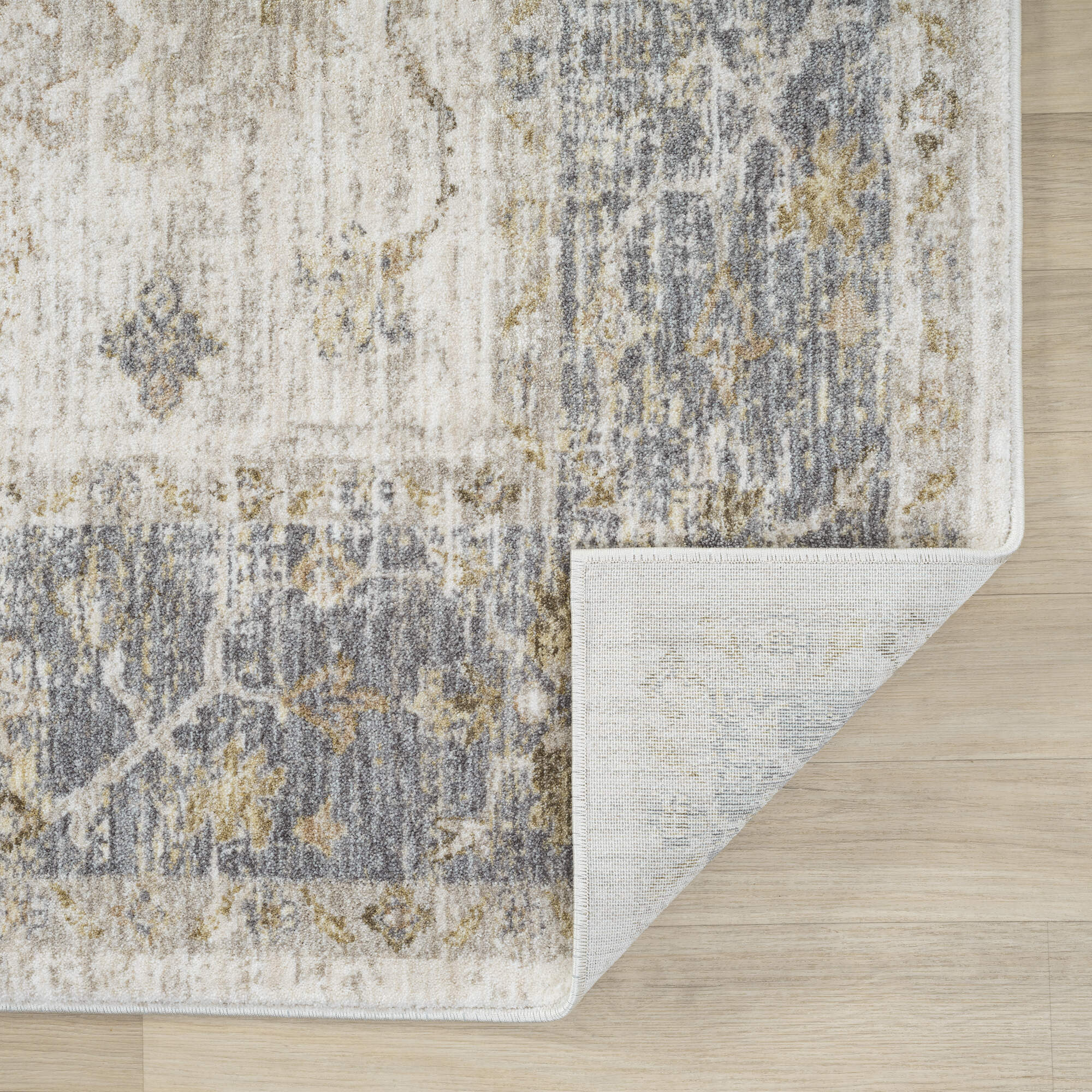 LR Home Miranda Rug — Ivory Blue