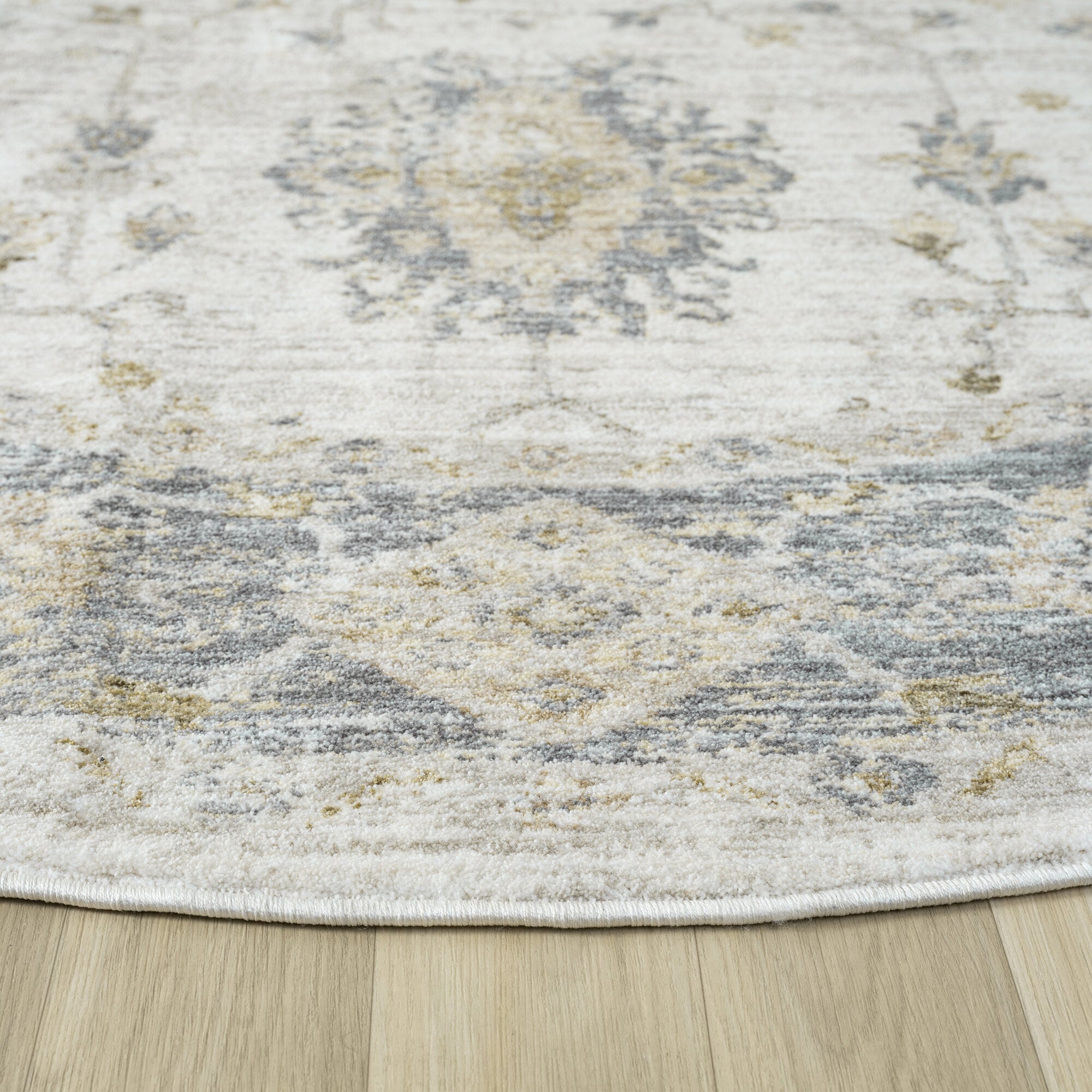 LR Home Miranda Rug — Ivory Blue